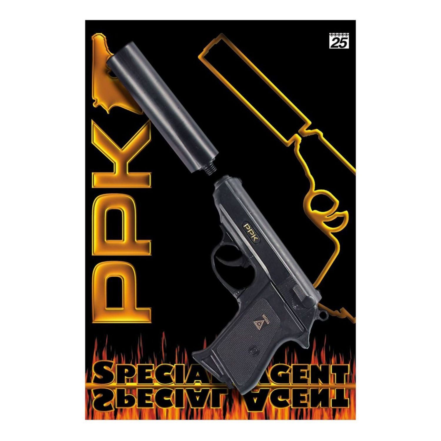 Sohni Wicke Kostüm 25er Specialagent PPK mit Schalldämpfer