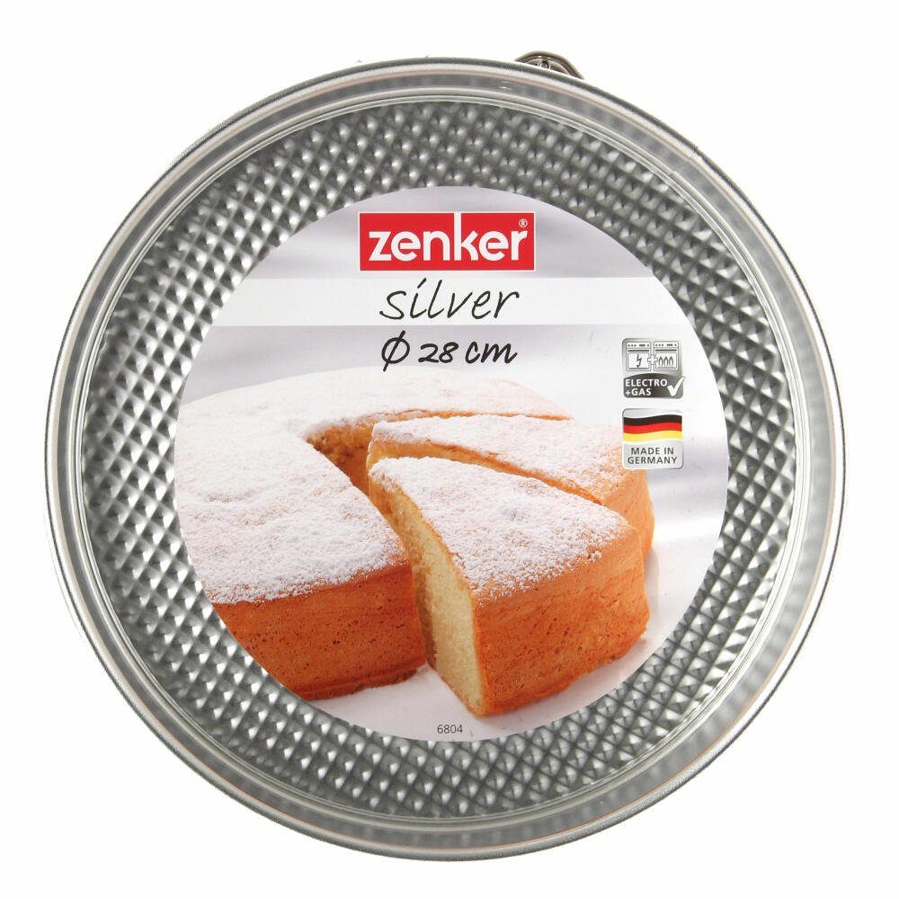 Zenker Springform Mit Flachboden Silver, 28 cm