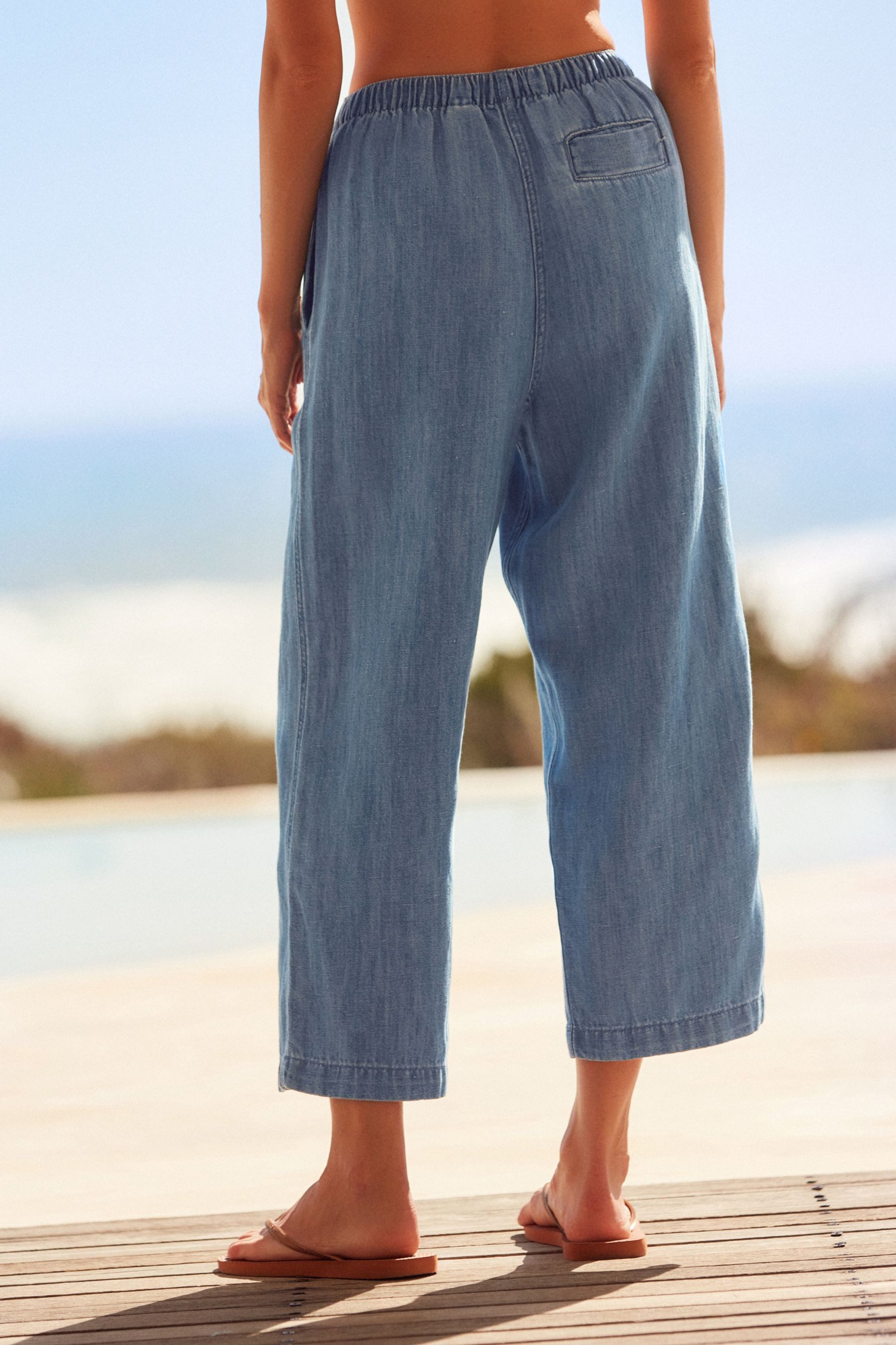 Next Weite Jeans Verkürzte Jeans mit günstig online kaufen