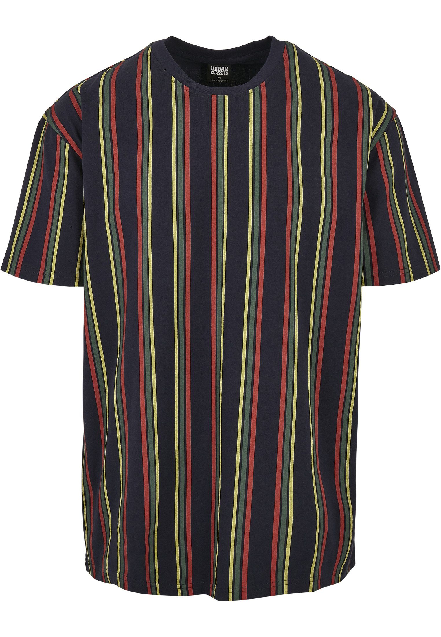 URBAN T-Shirt (1-tlg) CLASSICS Tee Printed Retro Oversized Stripe T-Shirt