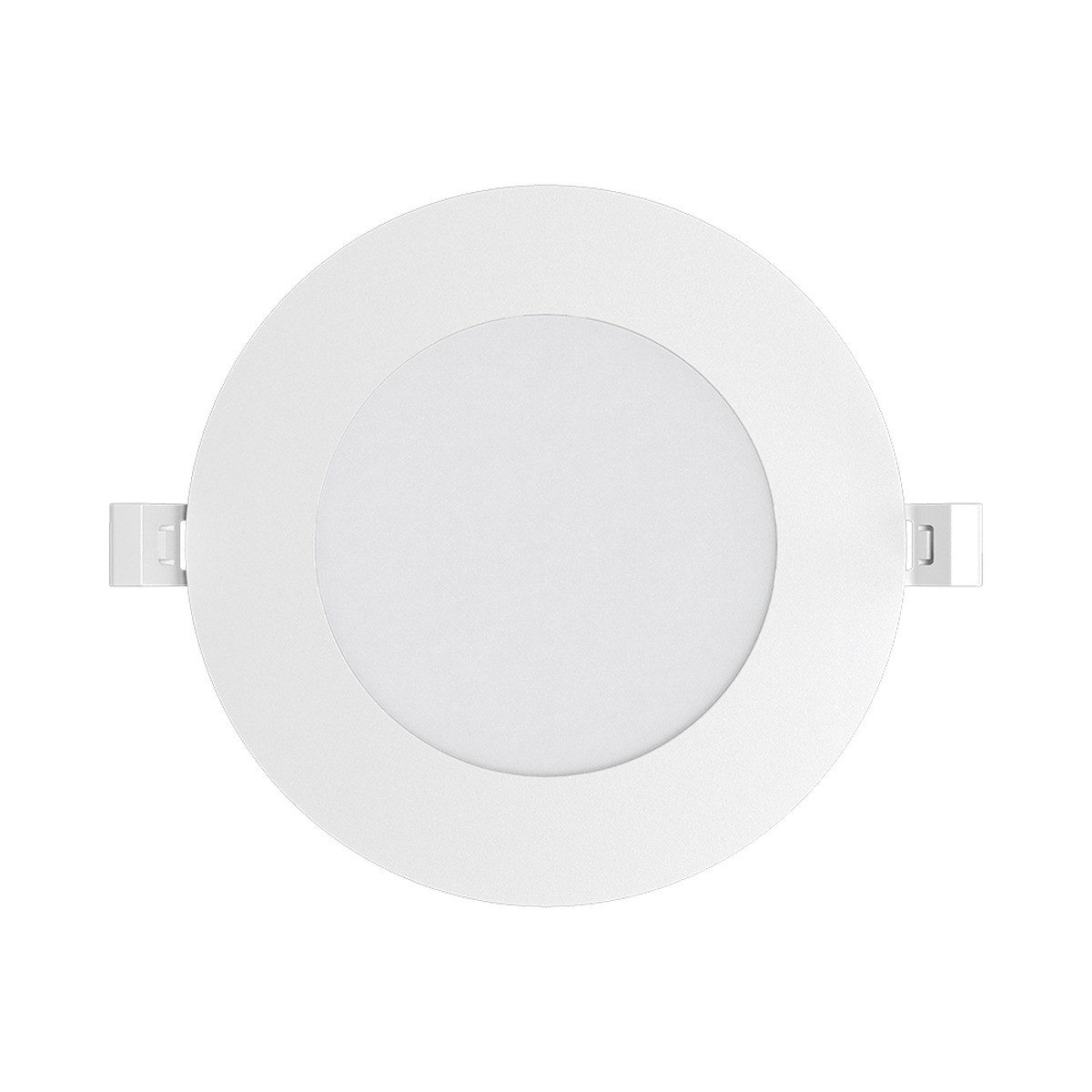 Braytron LED Einbaustrahler 6W LED Deckenspot Ultra Flach Einbauleuchte, LED fest integriert, kaltweiß, Neutralweiß, 3CCT, Warmweiß, Intrigierter Trafo, 230V Anschluss, Flach, 3CCT Technologie