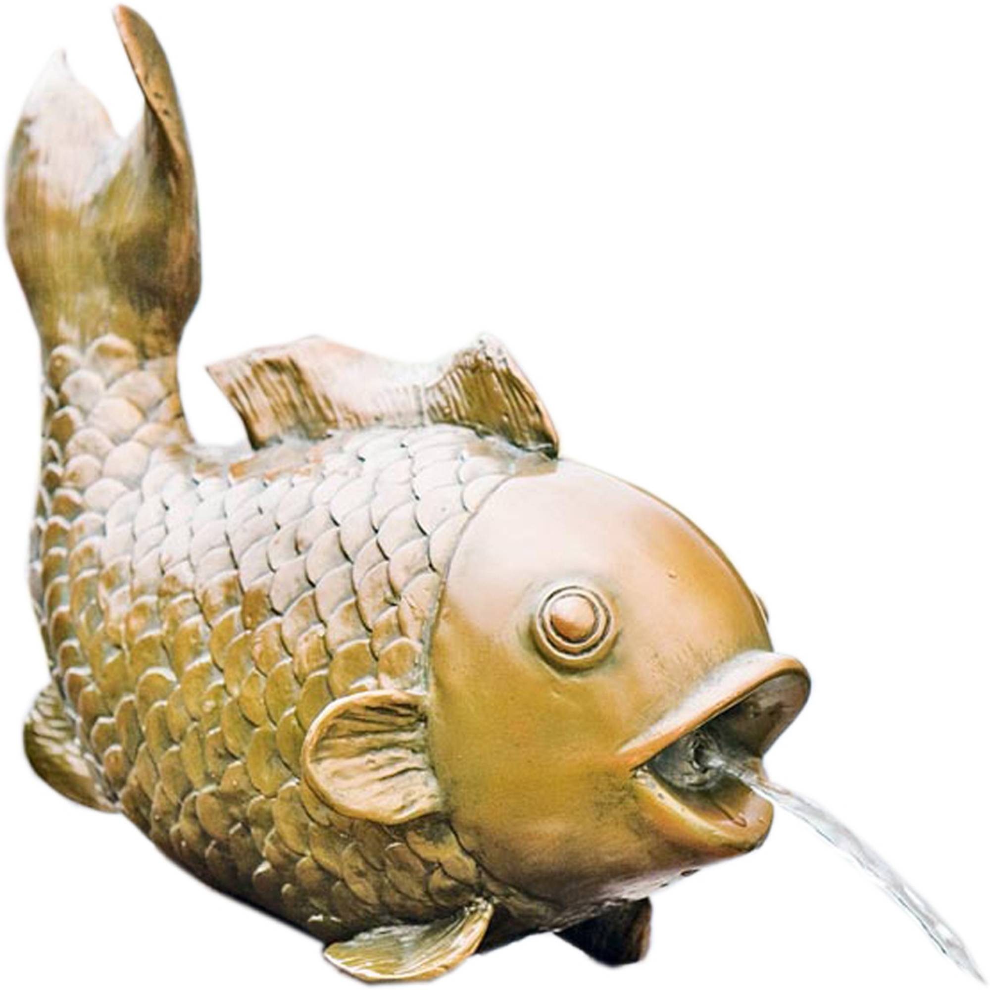 Heissner Wasserspeier Teichfigur Fisch 43cm