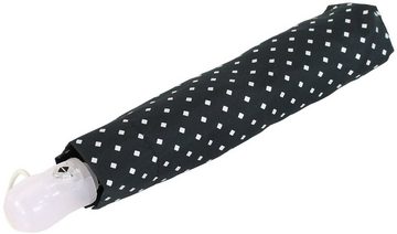 iX-brella Taschenregenschirm Mini Schirm Automatik gepunktet Griff UV-sensitiv, UV-sensitiv