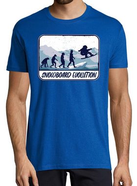 Youth Designz T-Shirt Snowboard Evolution Herren Shirt mit trendigem Frontprint