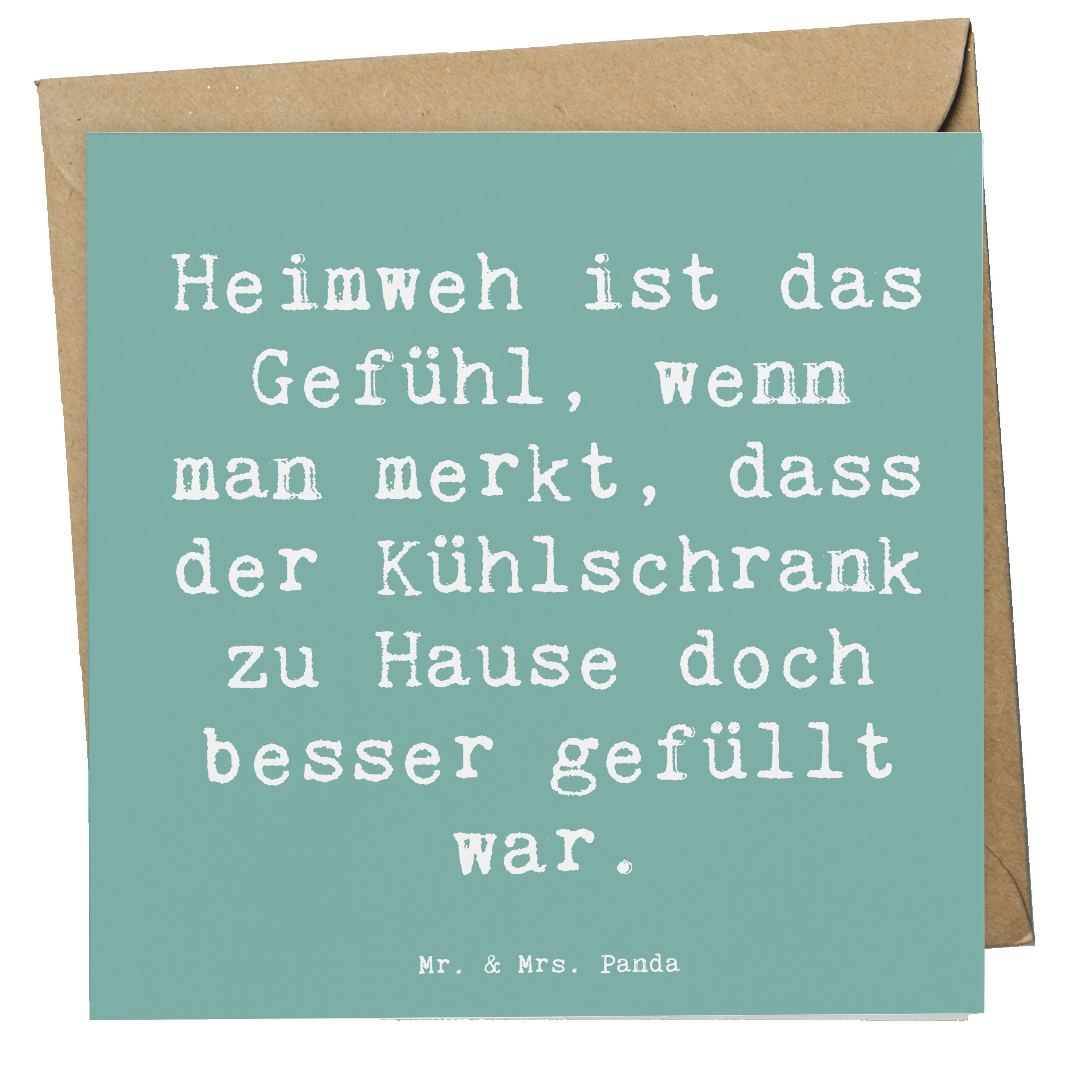 Grußkarte Heimweh Kühlschrank - Meeresbrise - Geschenk, vermissen, Gefühl, Kart