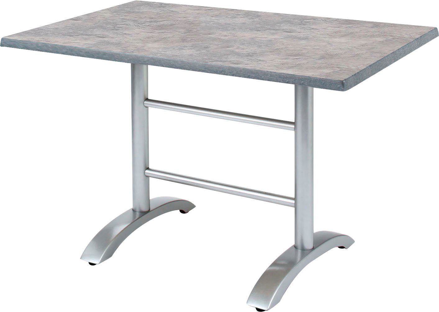 Tischbeine Gartentisch sind Höhen-Ausgleichsschrauben ausgestattet Maestro, cm, 120x80 mit Best