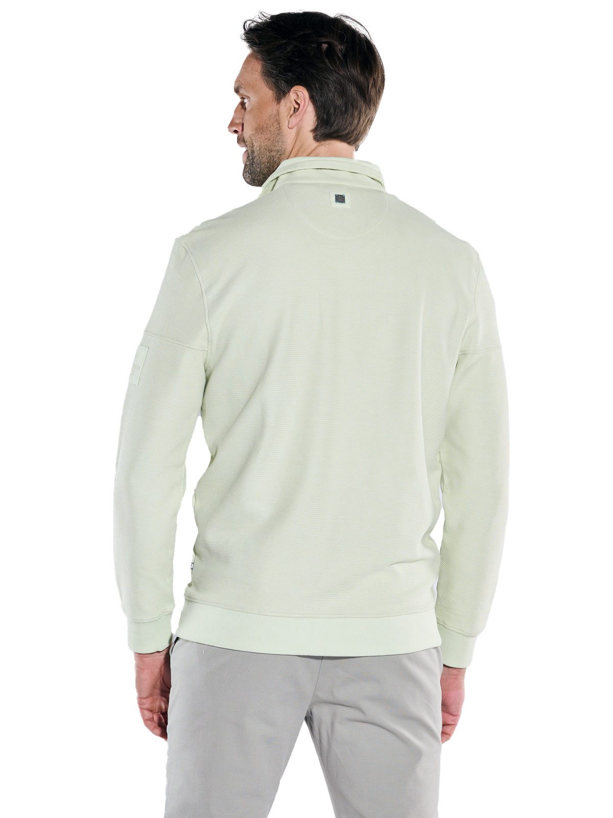 ENGBERS GERMANY Sweater Herren Sweatshirt aus edlem Jerseymaterial, Hellgelb