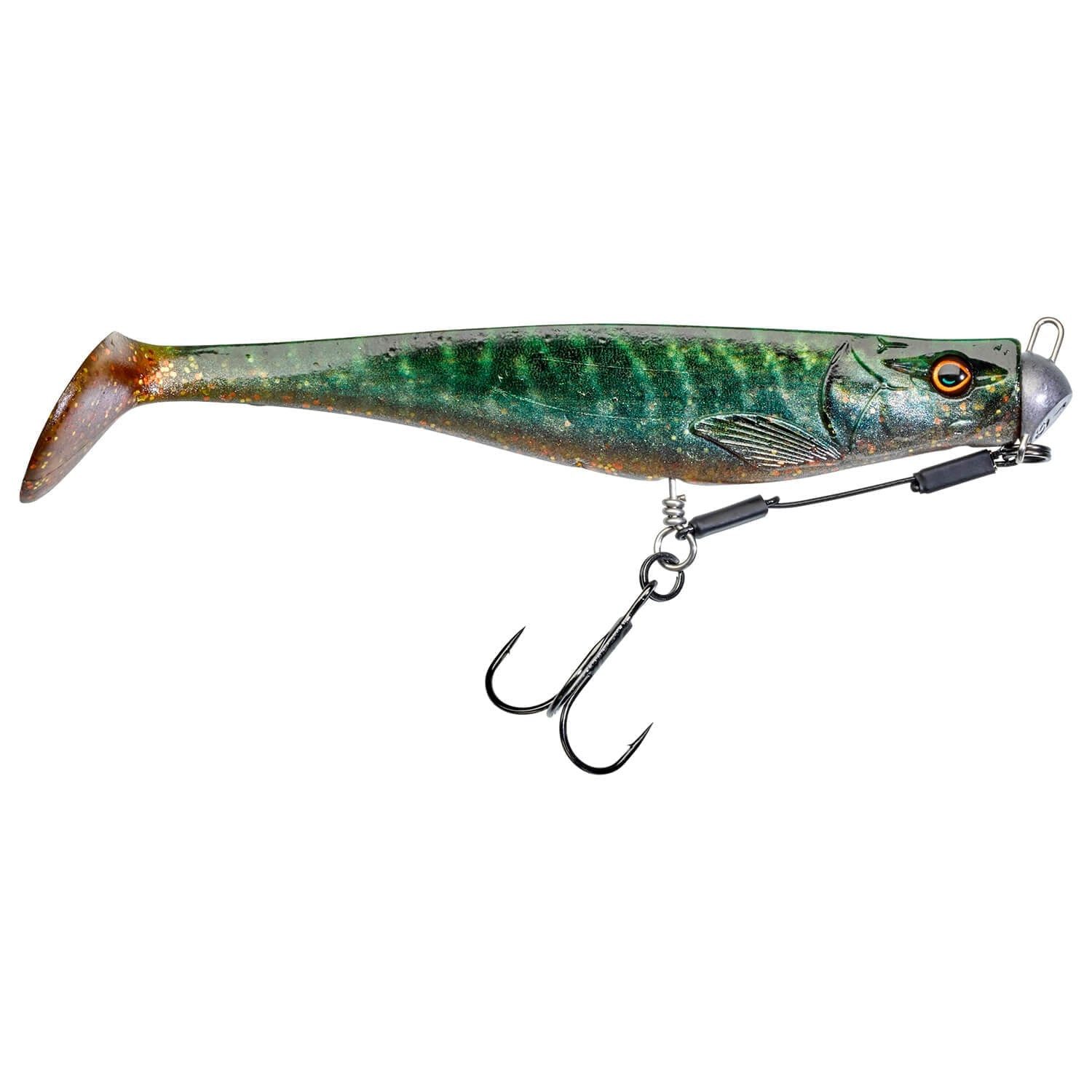 Illex Kunstköder Illex Dexter Shad Gummifisch Tip Up Montiert Hecht Zander, (Packung)