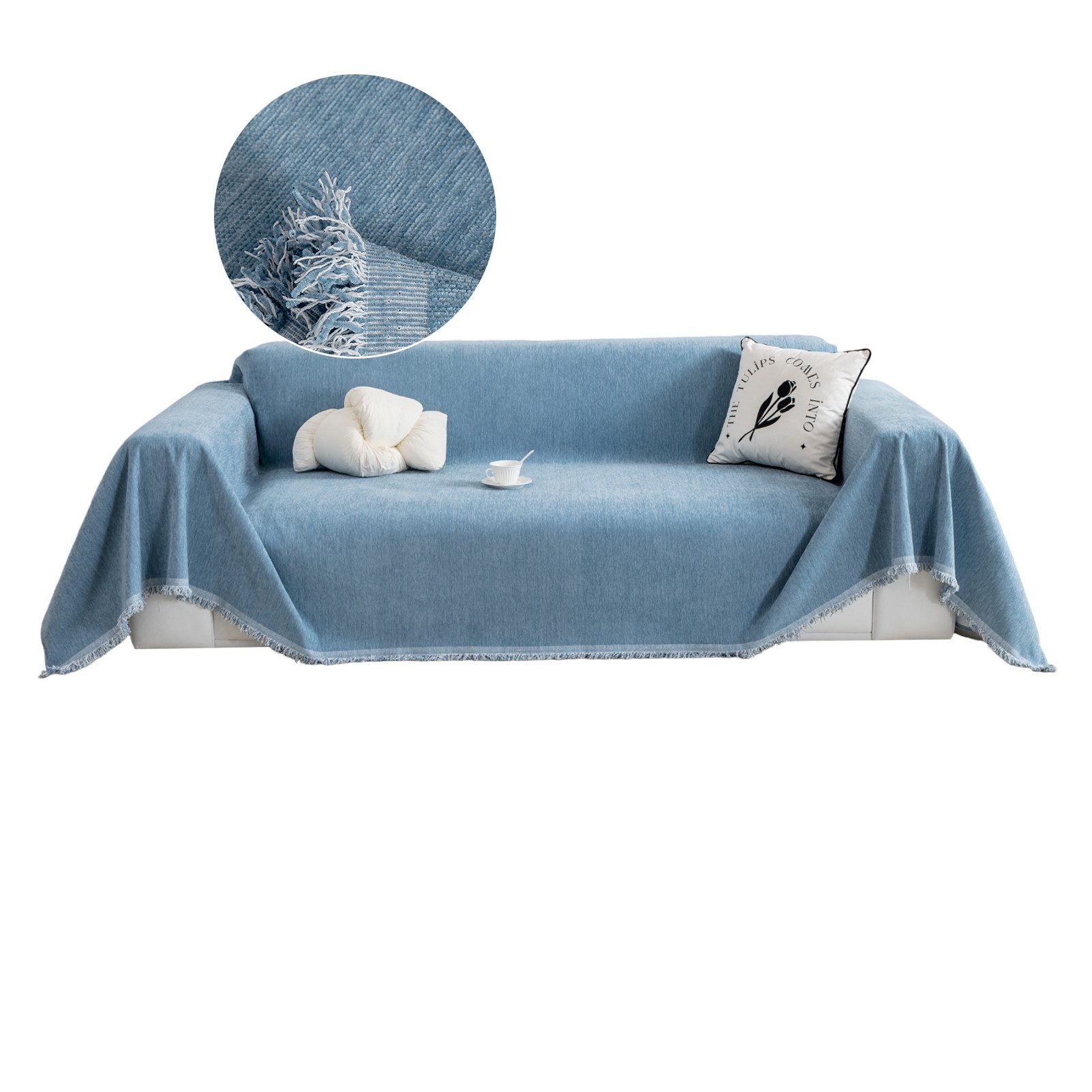 Jibenhome Sofabezug Chenille Couch Überwurfdecke für günstig online kaufen