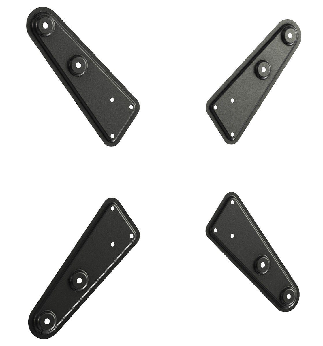 RICOO Halterungszubehör VESA Adapter Verlängerung für Monitor TV Wandhalterung VA0100, (VESA 200x200 bis 400x400, 4-tlg., Fernsehhalterung für Fernseher 32-55 Zoll, VESA Adapter für TV Wandhalterung Fernsehhalter TV VESA 400x400)