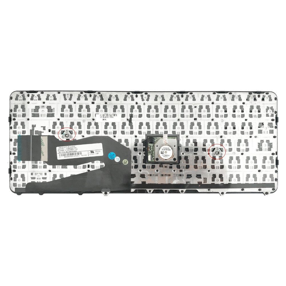 Trade-Shop Ersatzteil passend für HP HP ZBook 14, 15U G2 Tastatur (Tasten: Deutsch, QWERTZ / Farbe: Schwarz / mit Trackpoint und Rahmen)