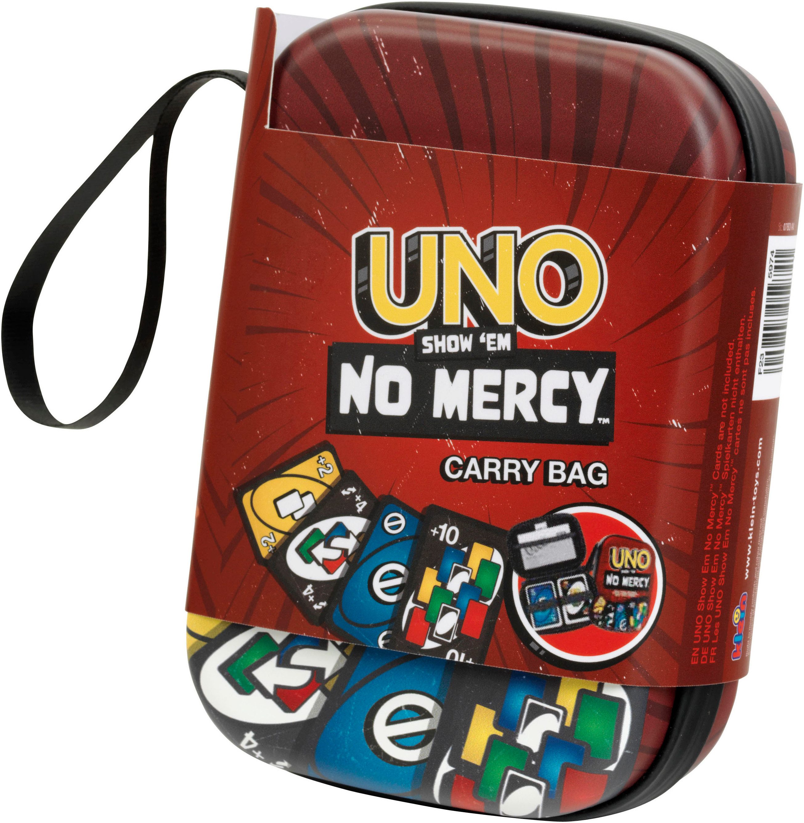 Klein Tragetasche UNO Show 'em No Mercy - Tragetasche, Aufbewahrungstasche für Spielkarten und Anleitung – Bild 4 von 5