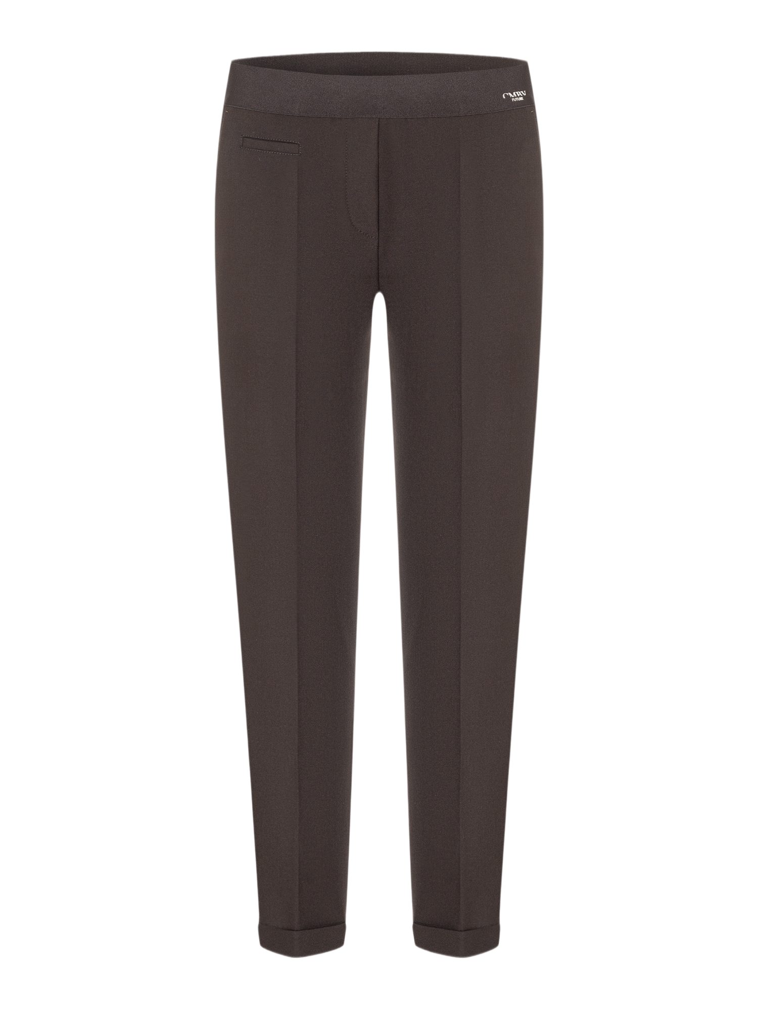 Cambio Stoffhose braun, Casual, Polyester, Unifarben, Slim Fit, Mittel