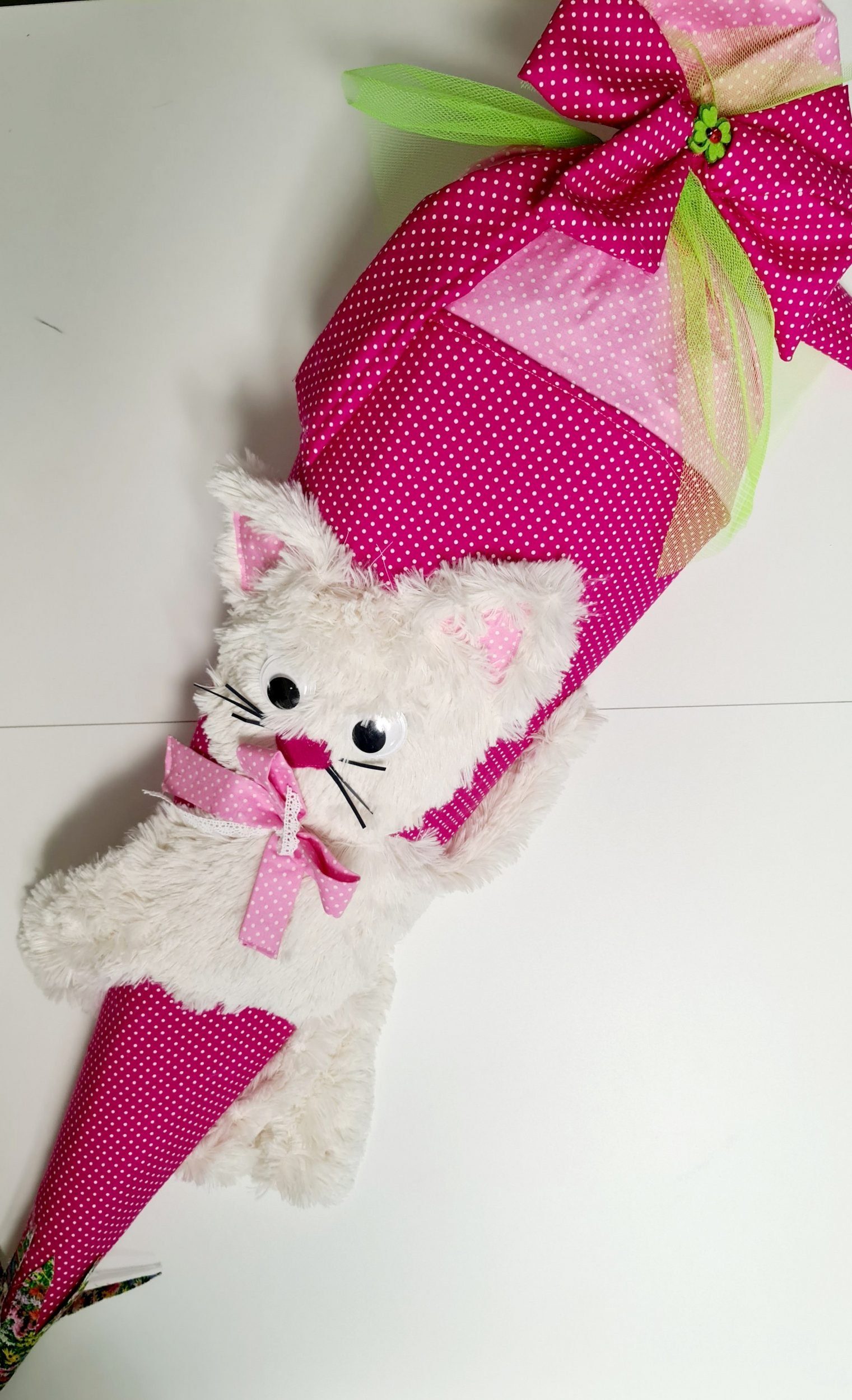 Schultüte – Welt kreativ Kitthy Katze Hobby Schultüte Schultüte Fertig genähte
