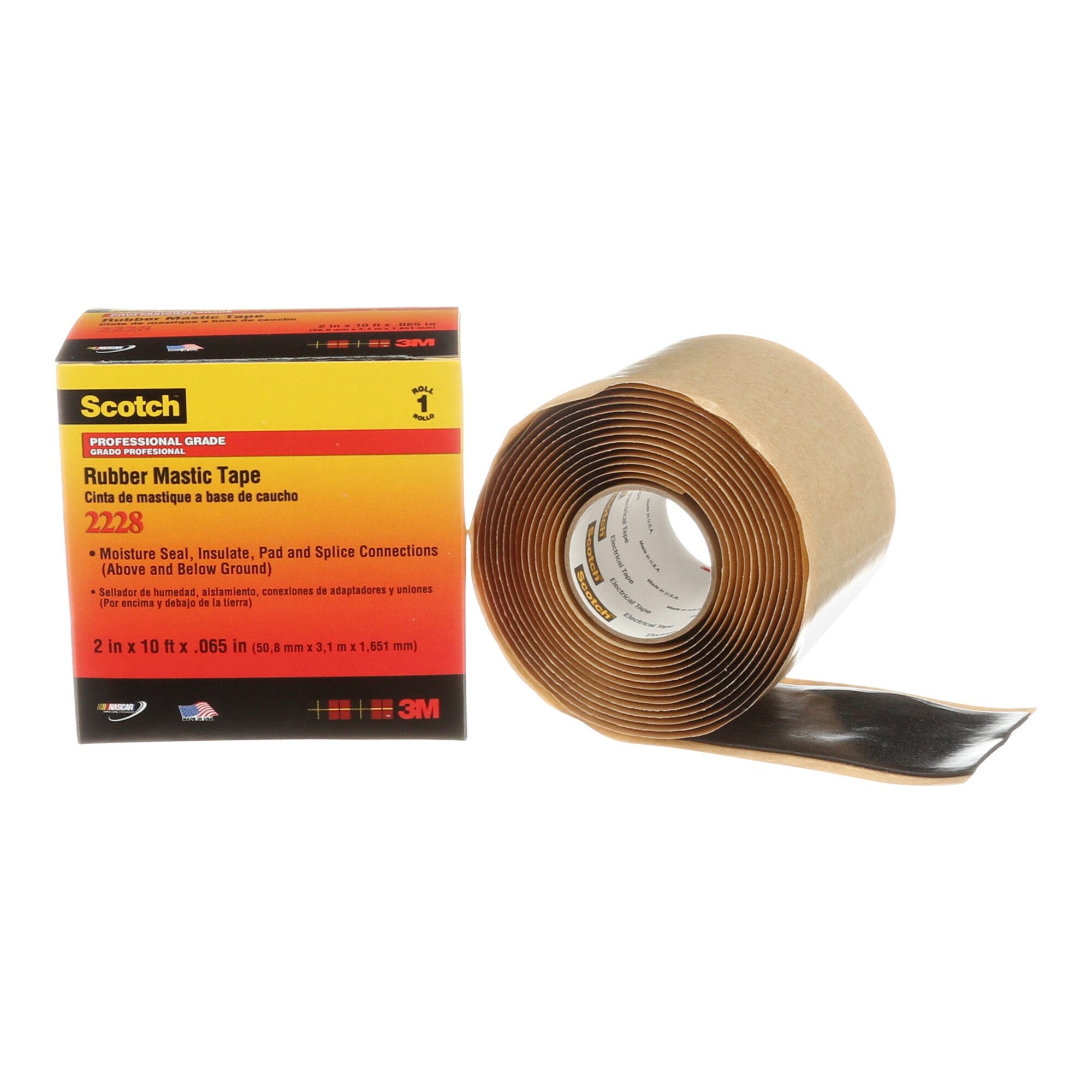 3M 3M Deutschland Isolierband Kautschuk 50,8mmx3m,selbstv. Scotch 2228 sw