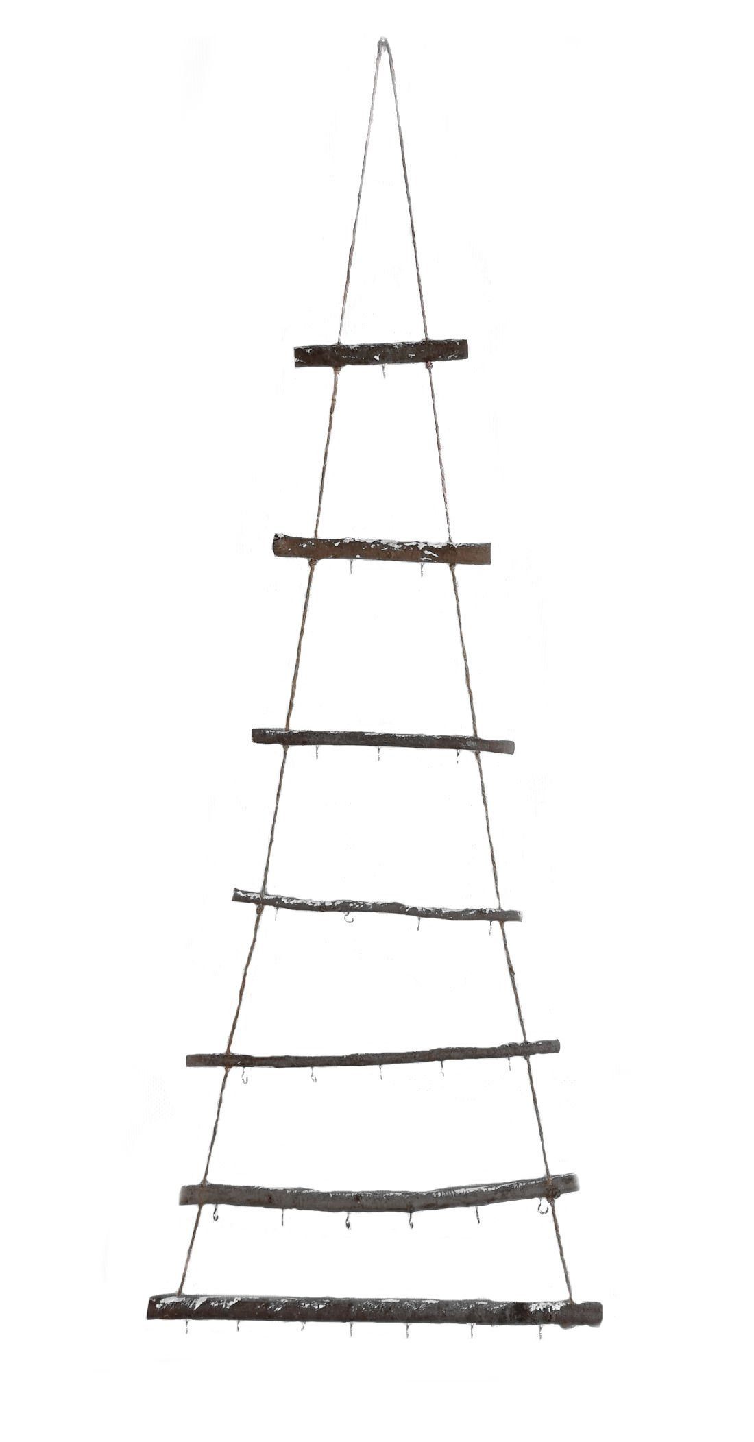 Tannenbaum 7 Deko zum / - Hängen Wanddekoobjekt Spetebo mit Ästen 118 cm