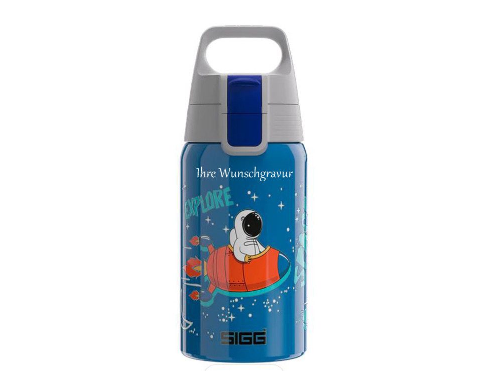 Sigg Trinkflasche Sigg Kinder Trinkflasche Shield ONE Kids 0,5 Liter, tolle Kindertrinkflasche mit schönen Motiven