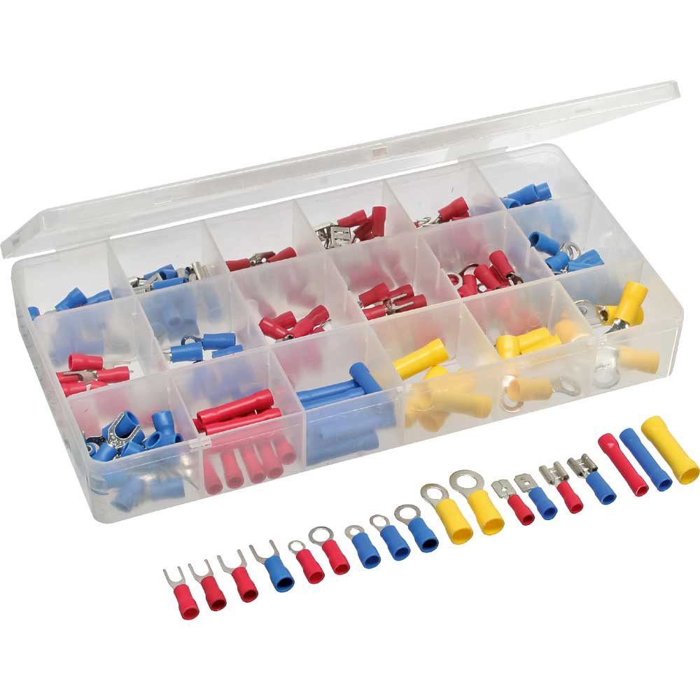 Inline Kabelbinder InLine® 43054E Kabelschuhe Set, 200-teilig