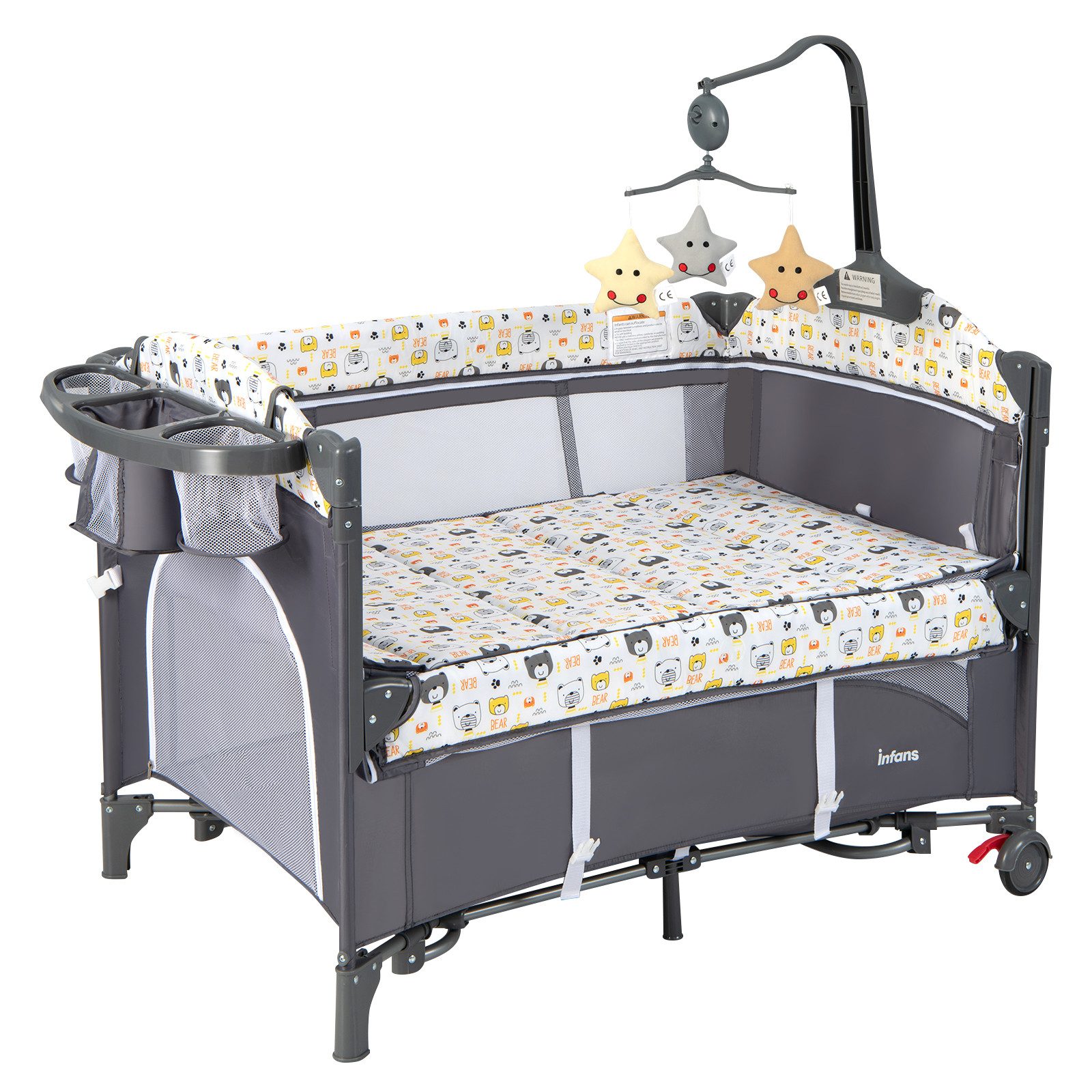 COSTWAY Beistellbett 5 in 1 Reisebett, günstig online kaufen
