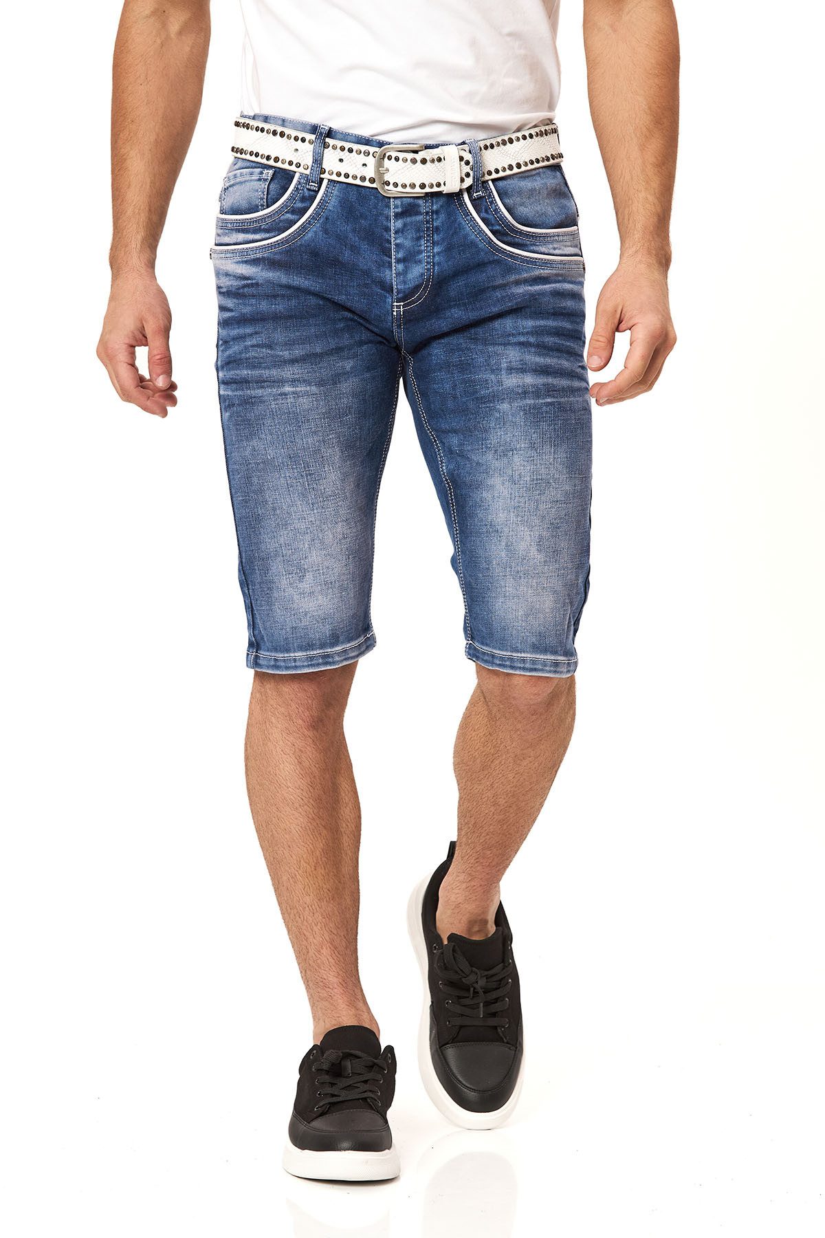 Cipo & Baxx Jeansbermudas Baumwolle, regular fit