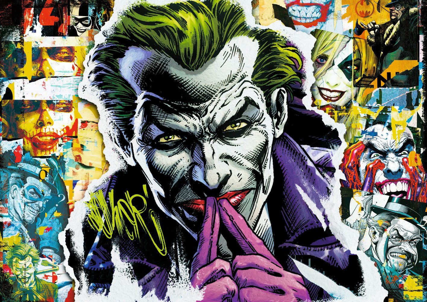 Trefl Puzzle Batman Joker Premium Plus 1000 Teile Puzzle, 1000 Puzzleteile, Made in Europe