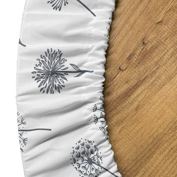 Abakuhaus Tischdecke Rundum-elastische Stofftischdecke, Blumen Monochrome Löwenzahn-Muster
