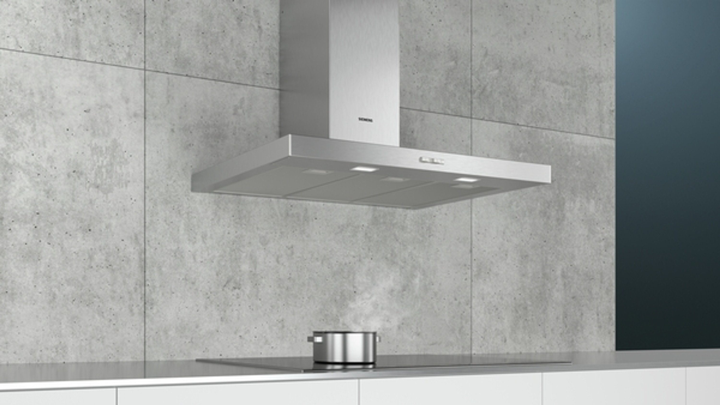 SIEMENS Wandhaube LC94BBC50 LC94BBC50, Wandesse, 90 cm,Edelstahl, Einbau