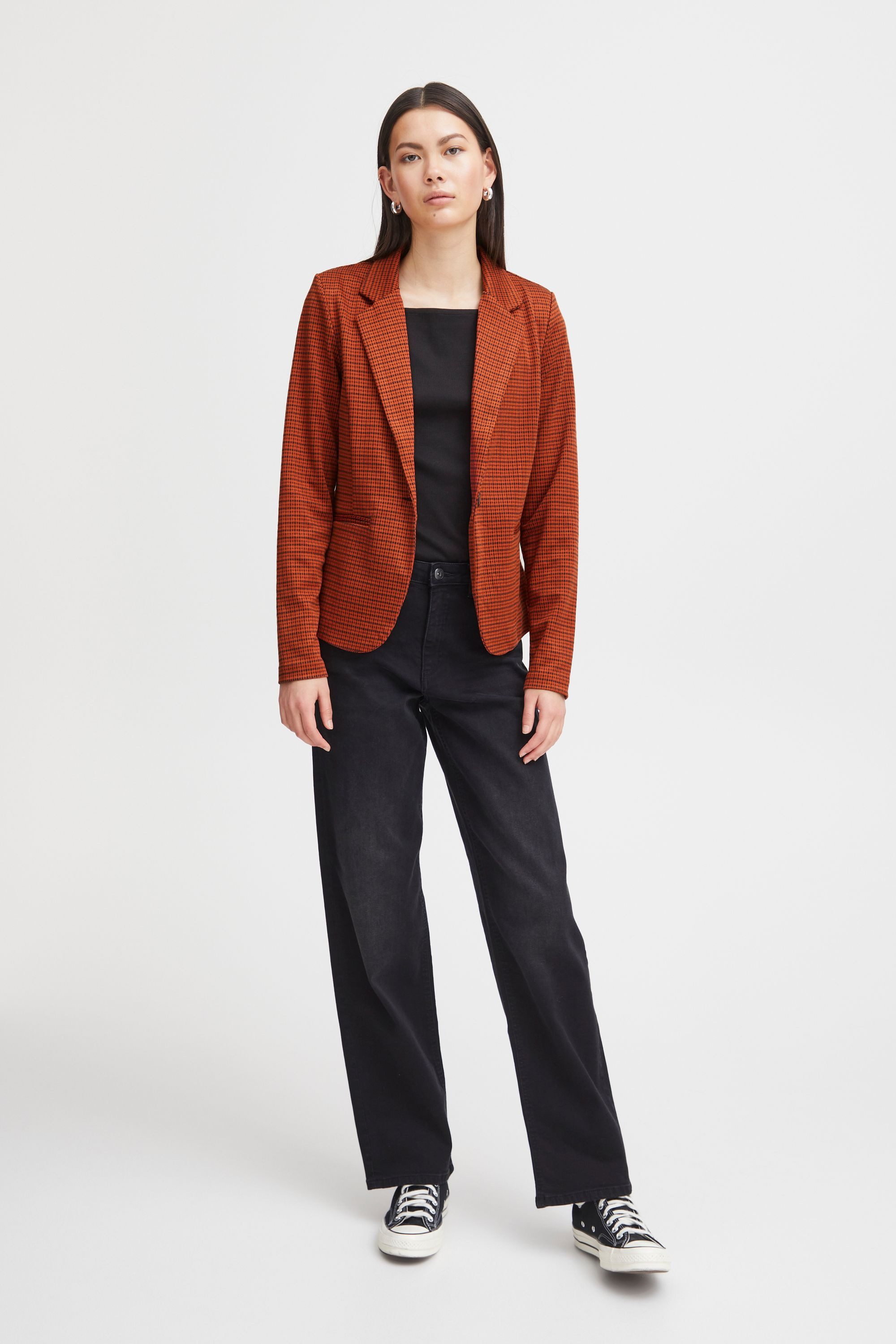 Ichi Jackenblazer IHKATE Kurzblazer mit Muster günstig online kaufen
