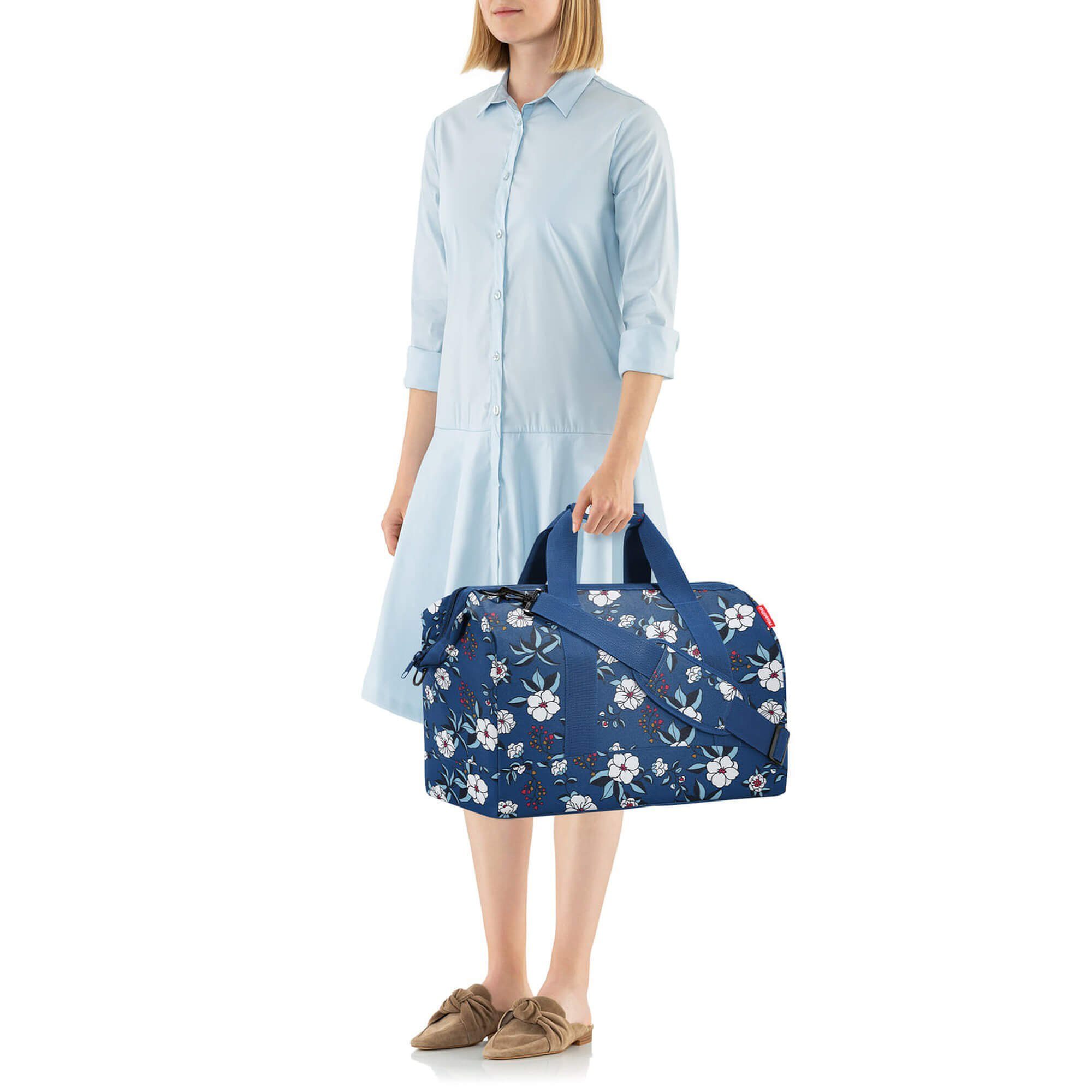 REISENTHEL® Reisetasche travelling allrounder L (1-tlg) Reisetasche blue - garden cm 48