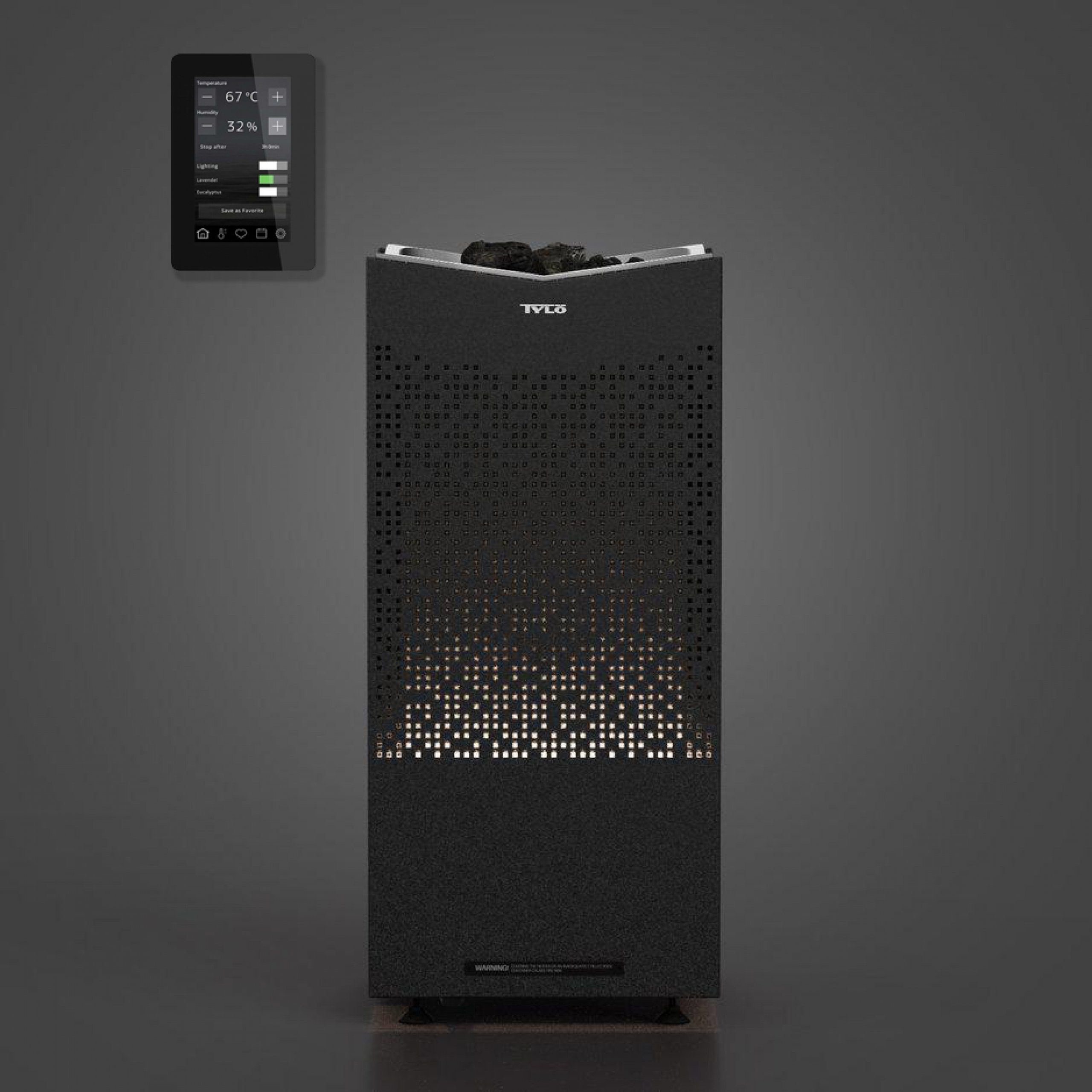 Tylö Saunaofen Tylö Crown Elite 10 Premium Saunaofen 10,5 kW mit WiFi Steuerung