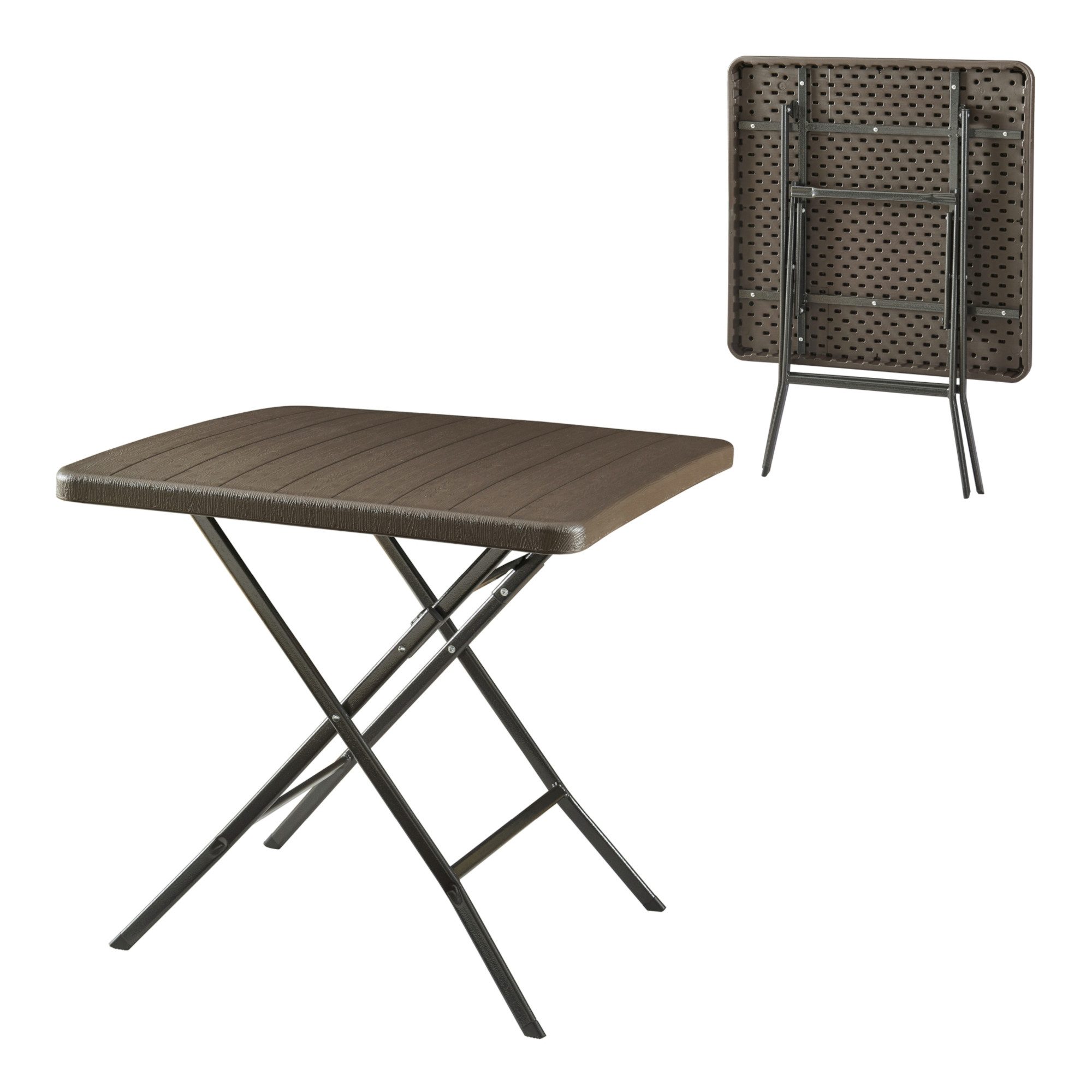en.casa Campingtisch, »Lillestrøm« quadratisch 78 x günstig online kaufen