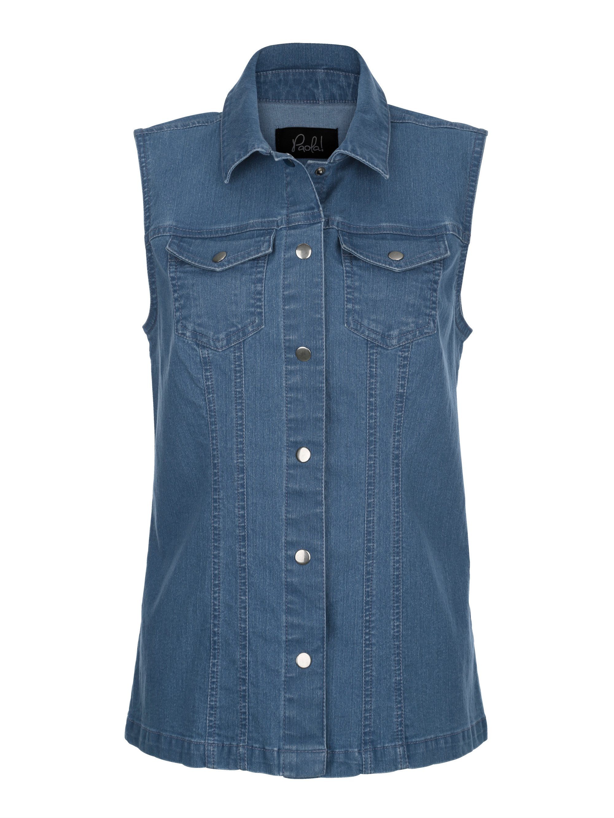 Paola Jeansweste in heller Denim-Optik, Mit Baumwolle online kaufen | OTTO