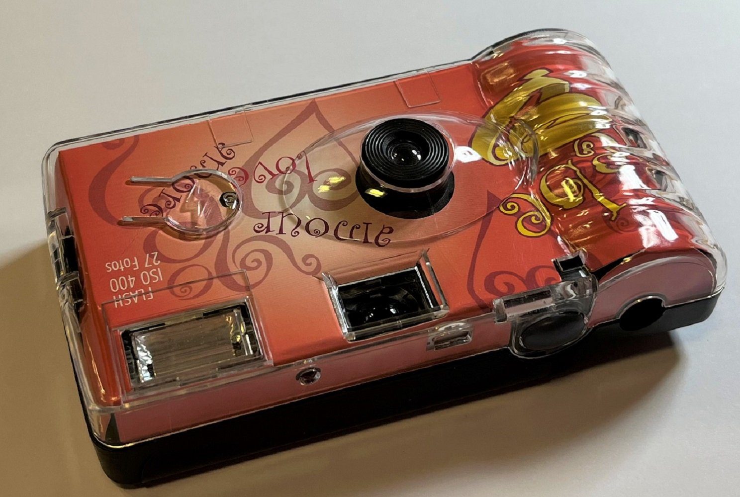 TopShot 8 x Einwegkamera Hochzeit Amore Rot Einwegkamera