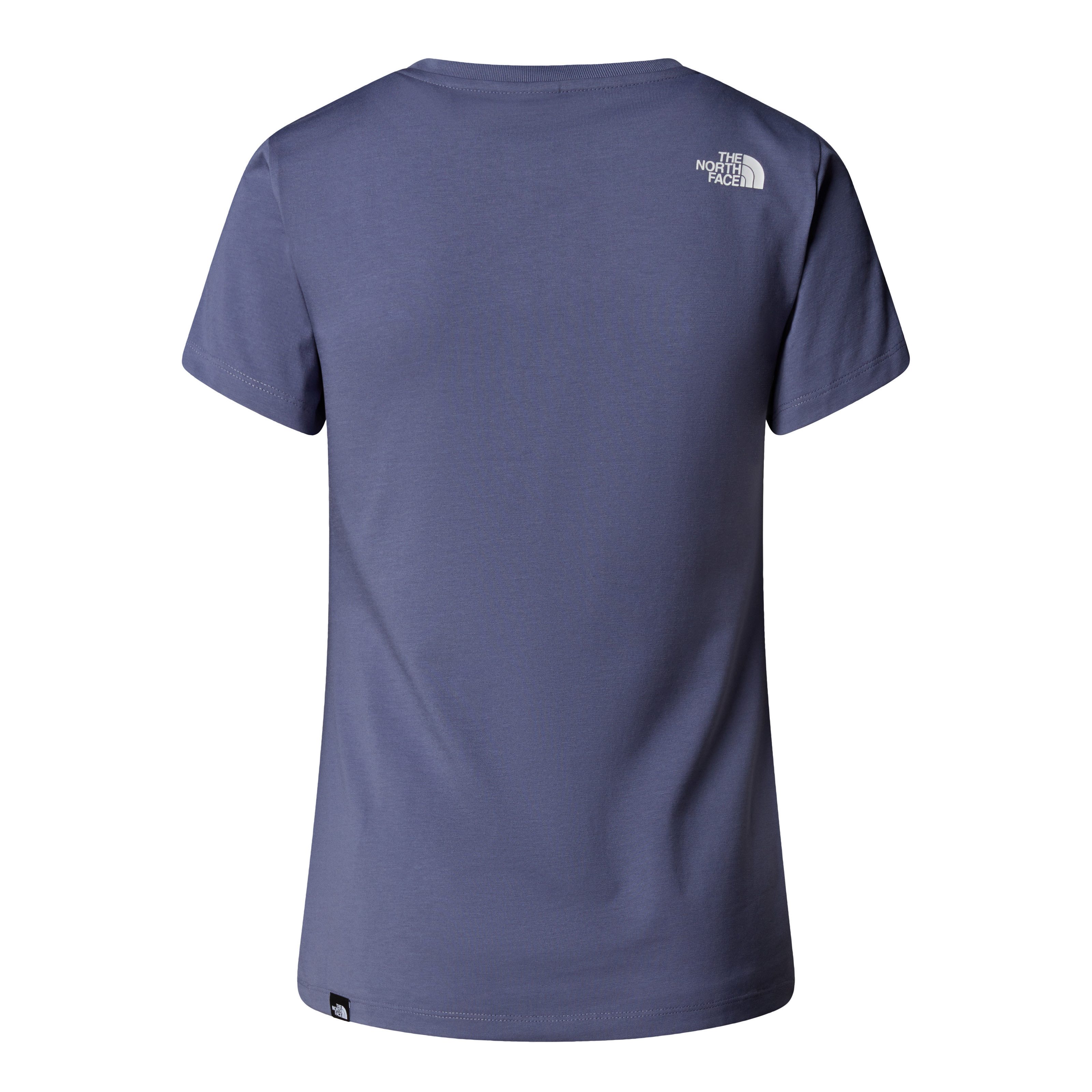The North Face T-Shirt W S/S SIMPLE DOME SLIM TEE sportlicher Stil, für aktive Freizeit und Outdoor, Logodrucke