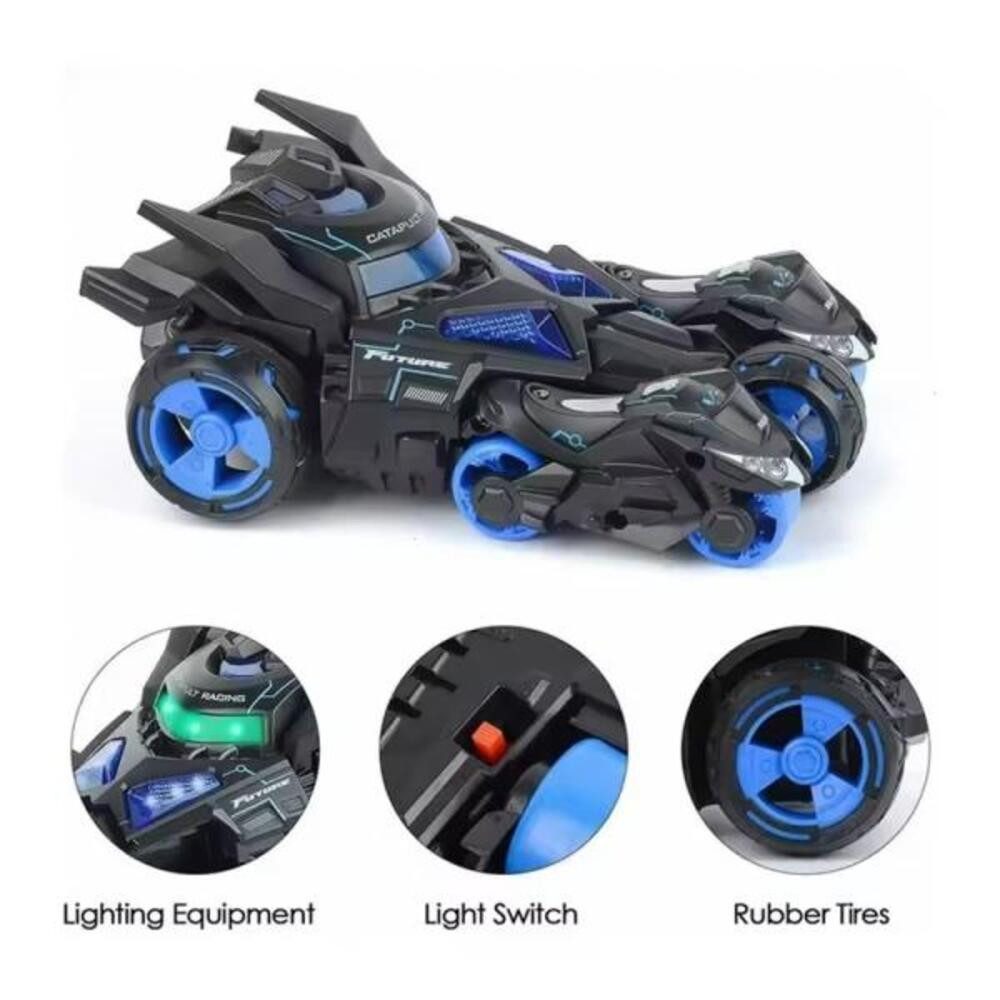 D&I Autospiegel D&I Spielzeugauto Spielzeugmotorrad 3in1 Katapult Grün