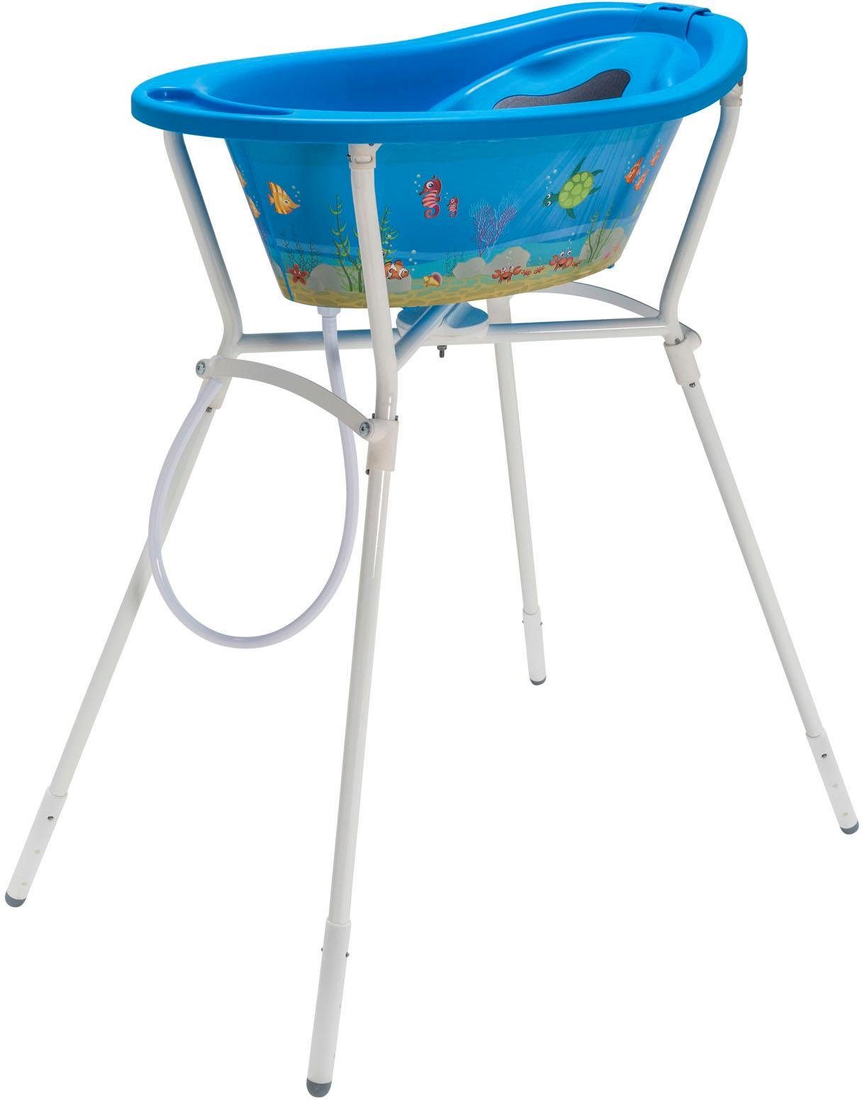 Rotho Babydesign Wannenstander Style Ocean Mit Baby Badewanne Online Kaufen Otto
