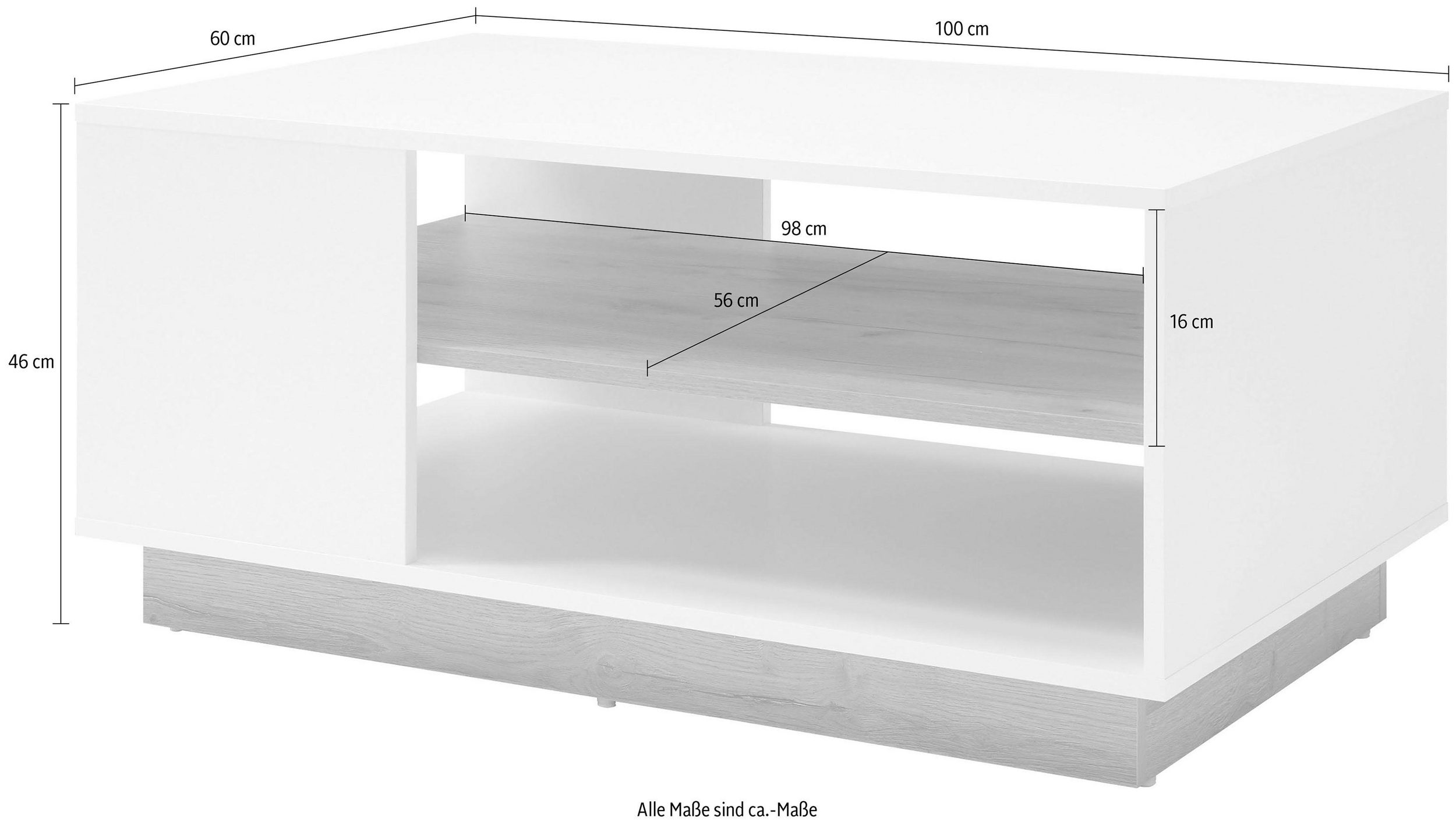 Couchtisch CLAiR Couchtiscch 61 von INOSIGN - Maßangaben