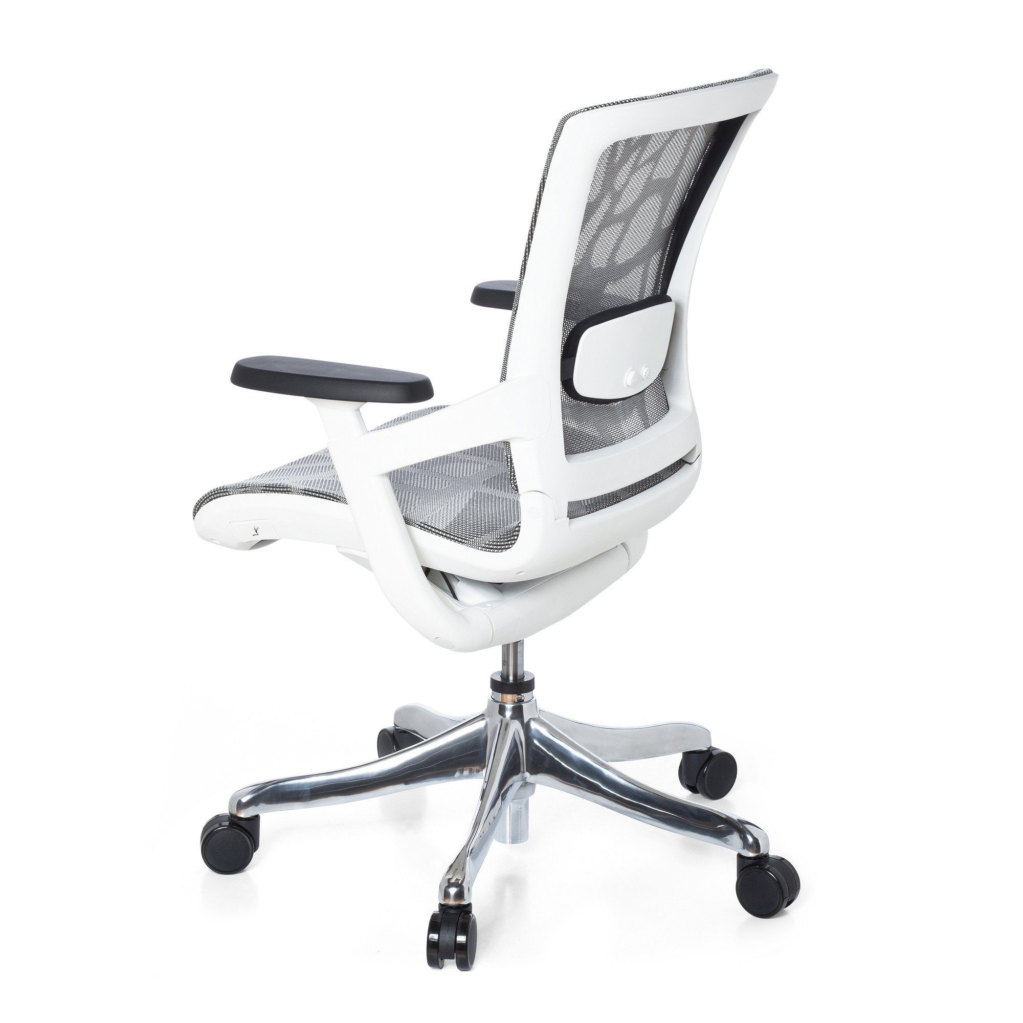 Schreibtischstuhl High Grau St), Netzstoff STYLE (1 ergonomisch Drehstuhl OFFICE SKATE End Bürostuhl hjh