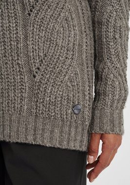 OXMO Strickjacke OXClea Cardigan in Ajour-Strickmuster