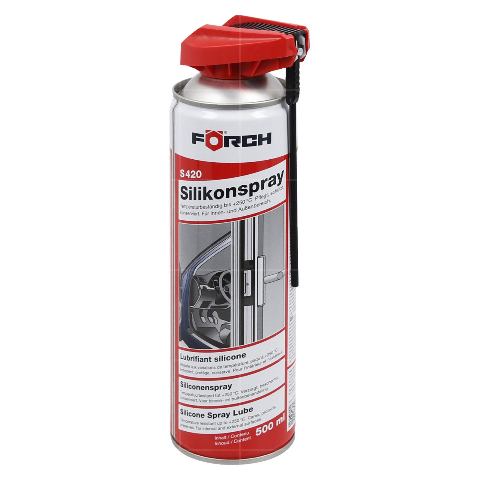 FÖRCH S420 Silikon-Spray - 0.5 Ltr Kunststoffreiniger