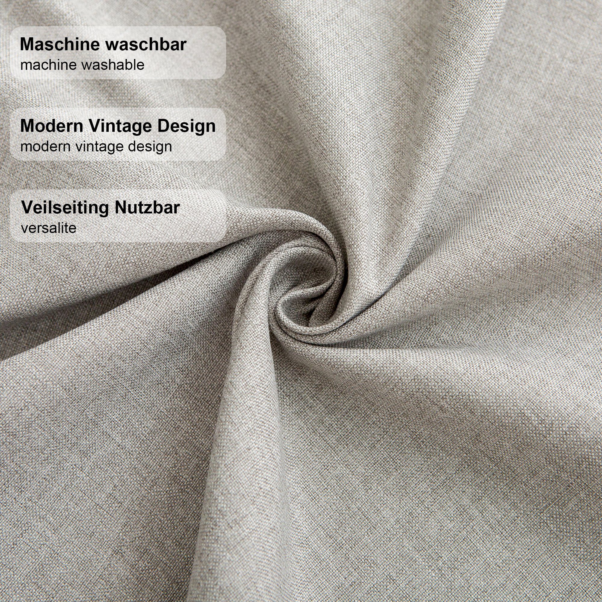 Simurq Tischläufer Modern Outdoor - Indoor Abwaschbar, (Table Runner Tischband, Pflegeleicht & fleckenabweisend Läufer) – Bild 4 von 5