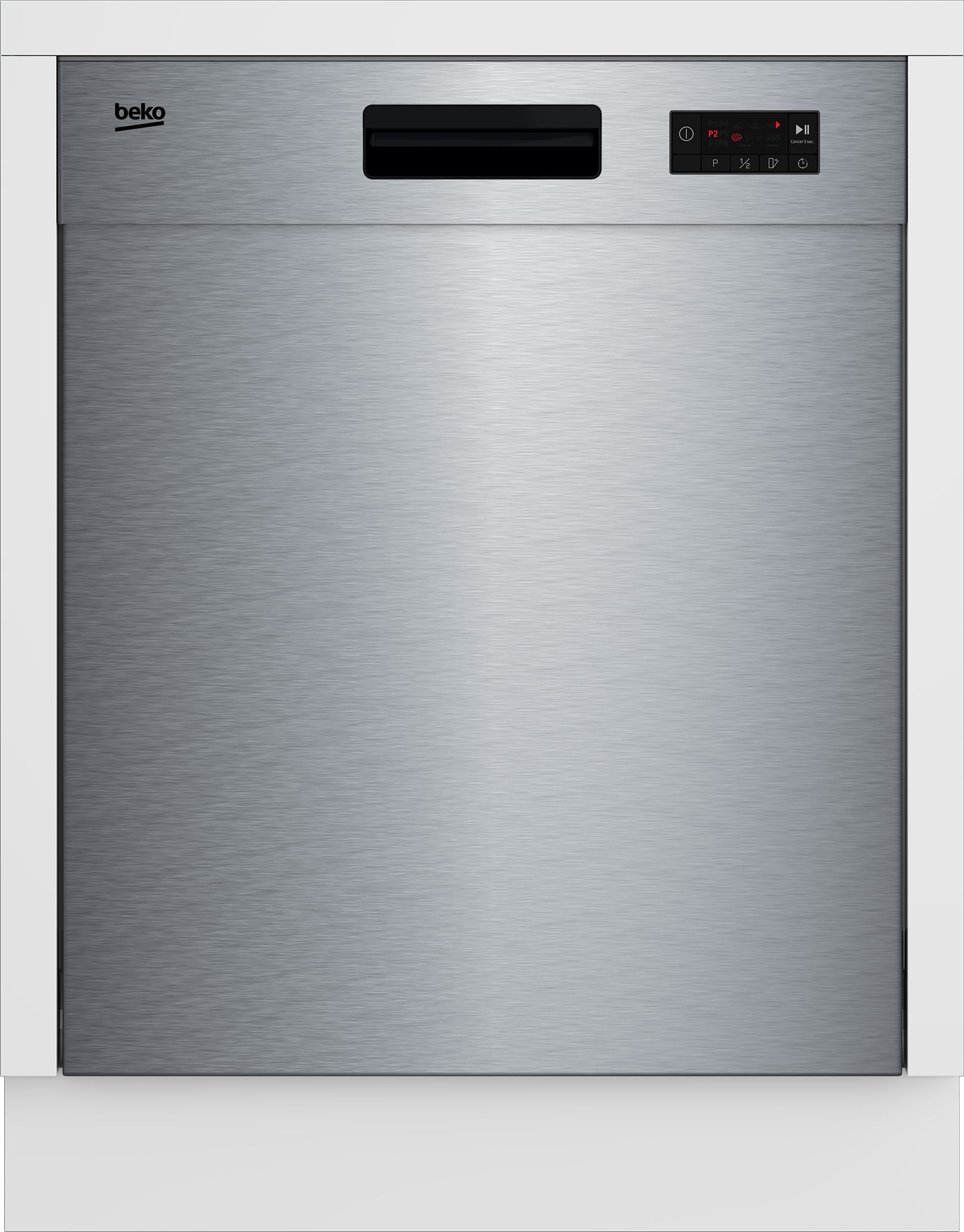 BEKO Unterbaugeschirrspüler BDUN15430X 7697701677, 14 Maßgedecke, Quick&Clean – Kraftvolle Reinigung für sauberes Geschirr in 90 Minuten