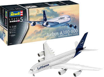 Revell® Modellbausatz »Airbus A380-800 Lufthansa - New Livery«, Maßstab 1:144, Made in Europe