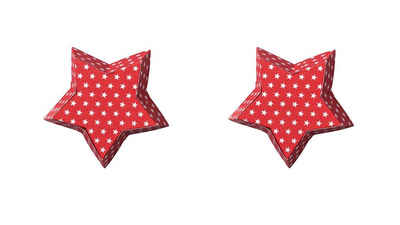 Demmler Backform 2er Stern Backform Set rot, weihnachtliche Backformen mit weißen Sternen - Made in Germany