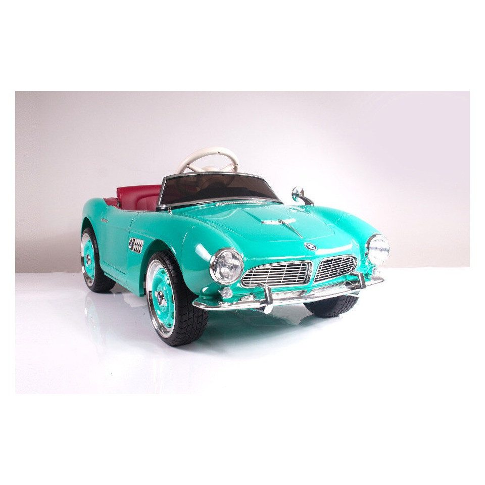 ES-Toys Elektro-Kinderauto Elektro Auto „BMW 507 Oldtimer“ – lizenziert – 12V7AH, 2 Mot