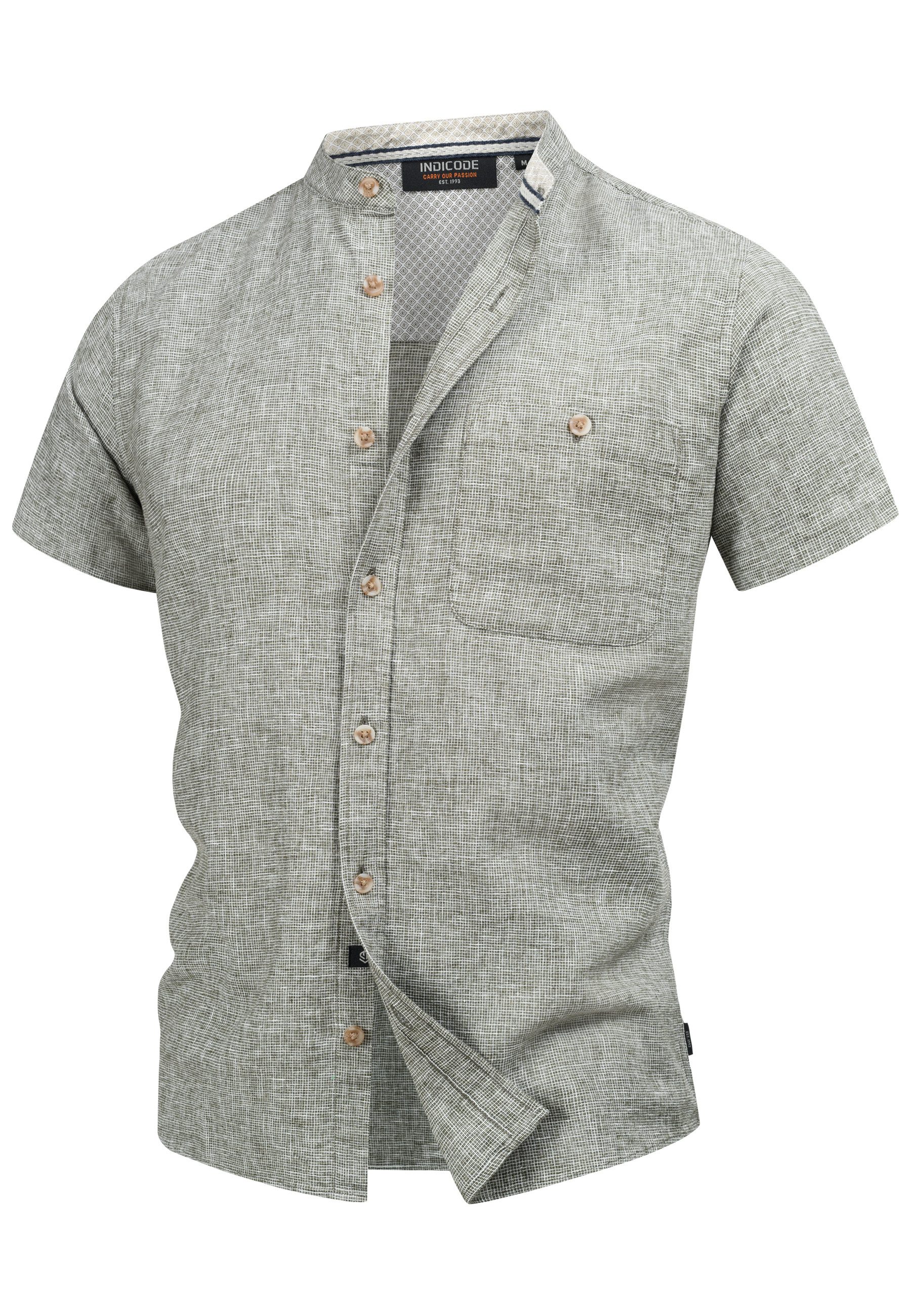 Indicode Kurzarmhemd Herren INHelmer Herrenhemd Kurzarm Kurzarm-Hemd in mod günstig online kaufen