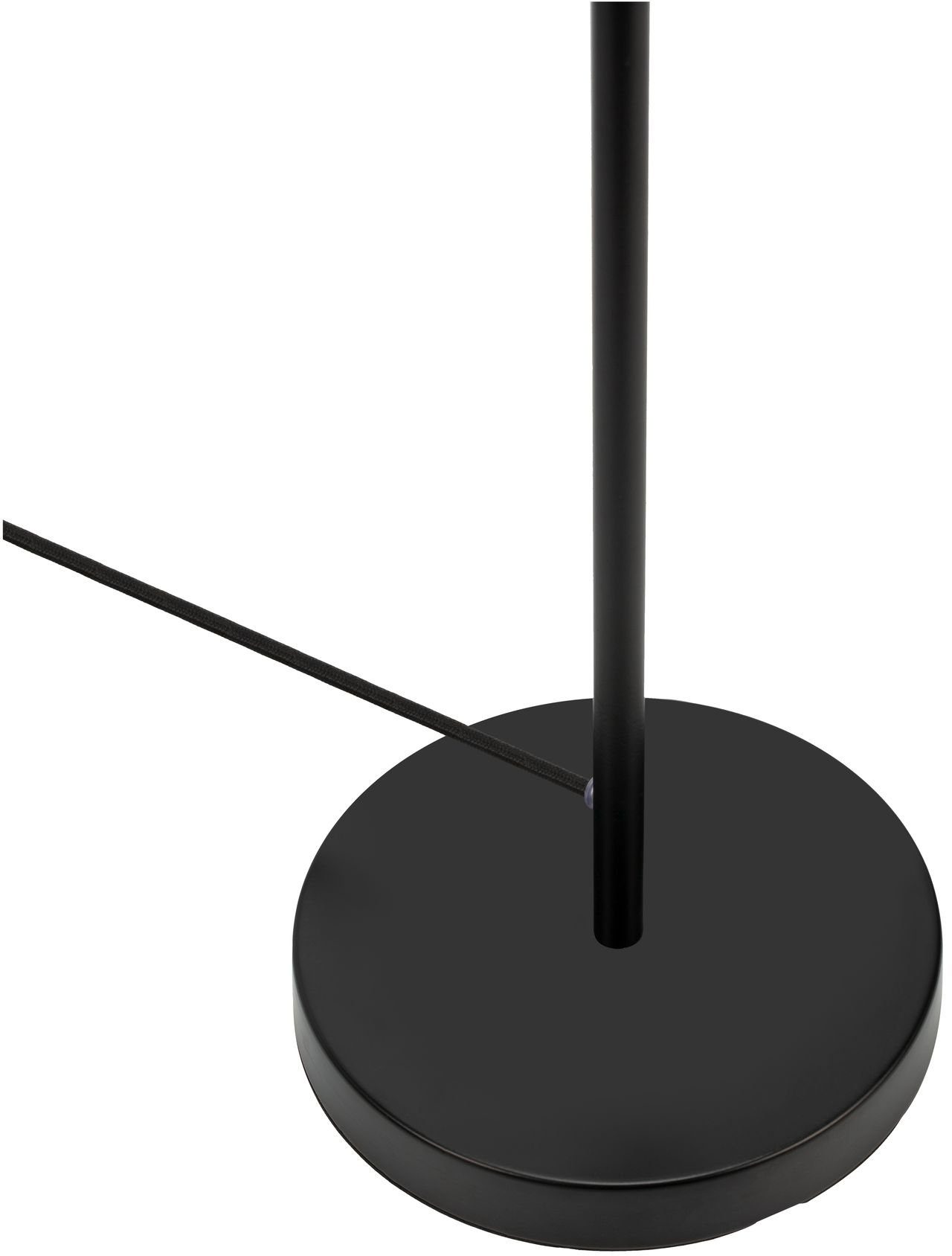 Pauleen Stehlampe Black Mesh, ohne Metall Schwarz Leuchtmittel, E14