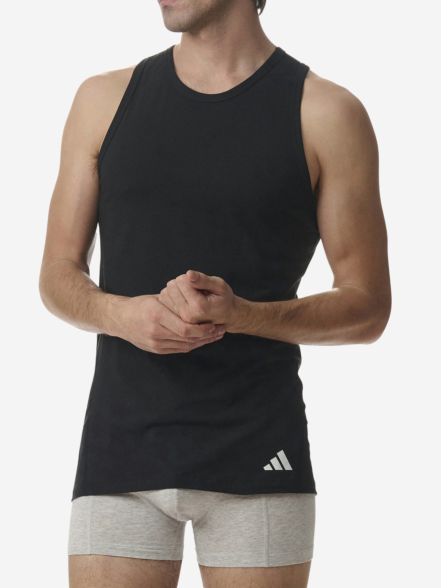 adidas Sportswear Tanktop Active Flex Cotton Ergonomic (2-tlg) Tank-top unt günstig online kaufen