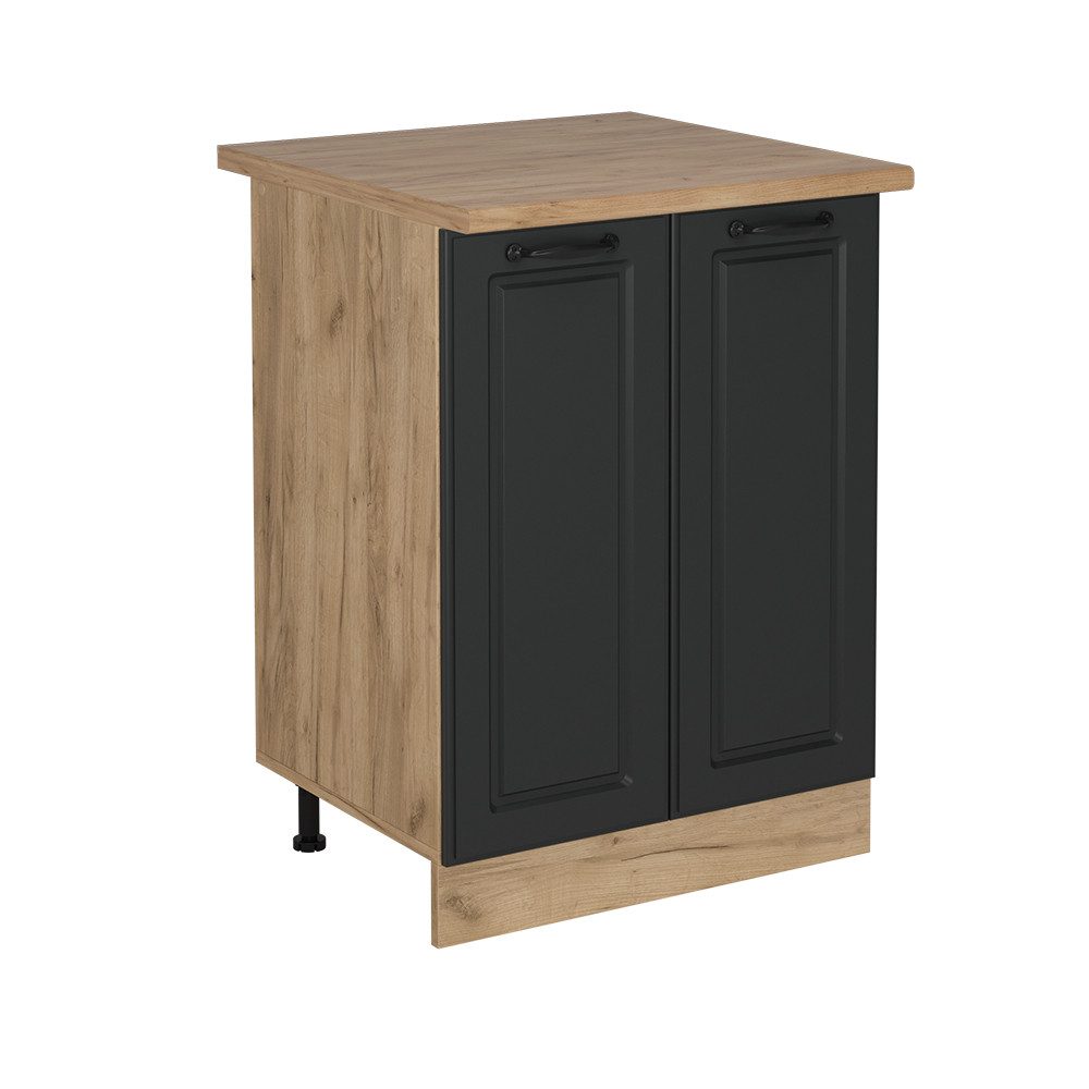 Vicco Unterschrank R-Line, Anthrazit Landhaus/Goldkraft Eiche, günstig online kaufen
