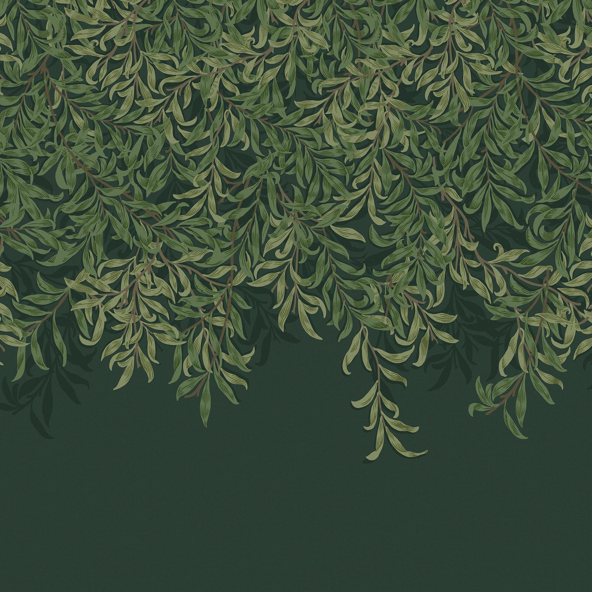WILLIAM MORRIS AT HOME Vliestapete Willow Bough Deep, glatt, Retro, (1 St), 10mx52cm (ca. 5m2)